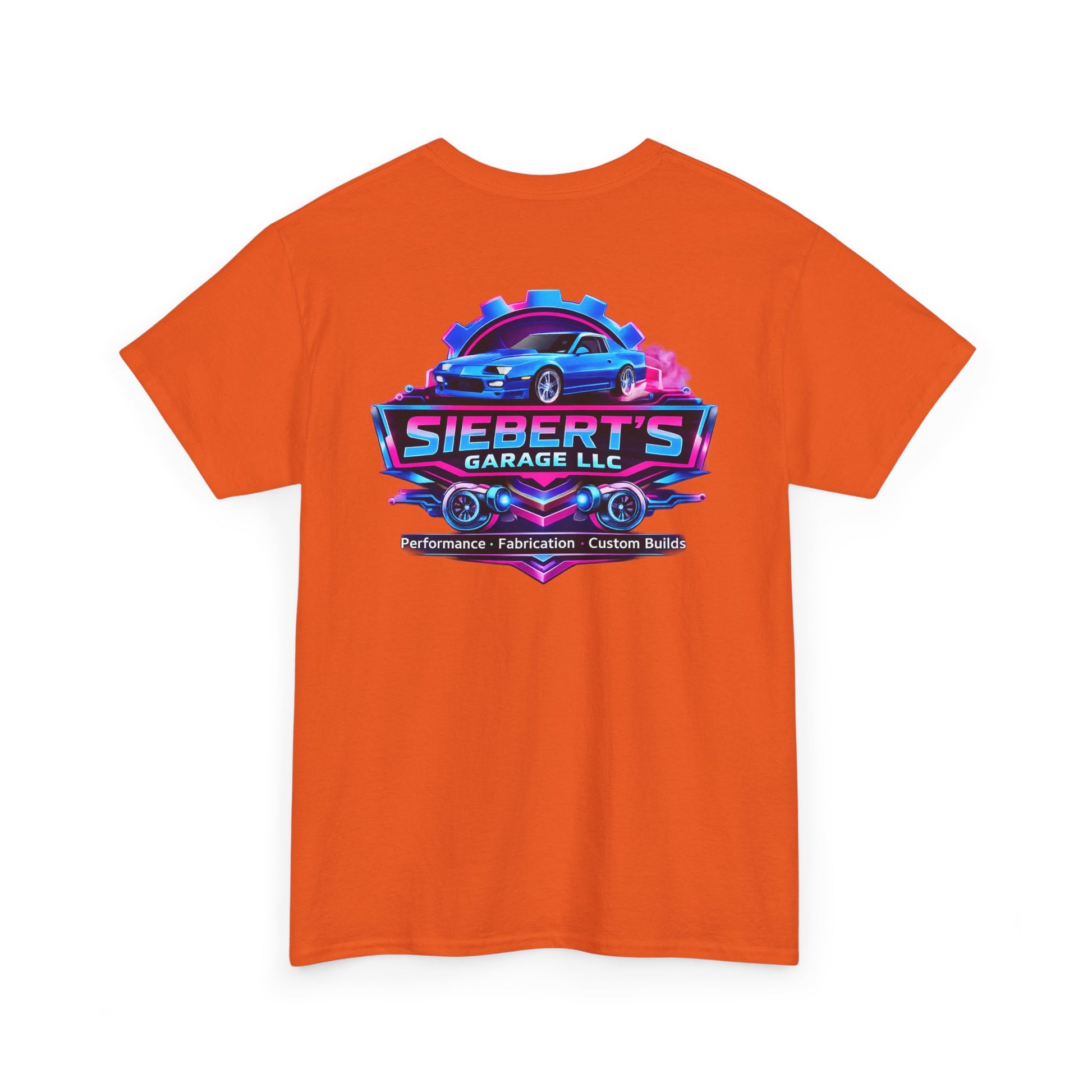 Garage Logo T-Shirt — "Siebert's Garage LLC" Retro Car Mechanic Tee