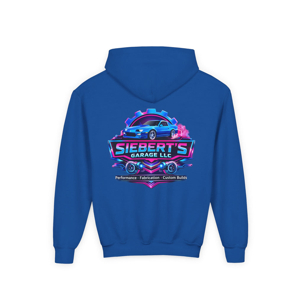 Youth Hoodie — Siebert's Garage Performance Car Logo Pullover