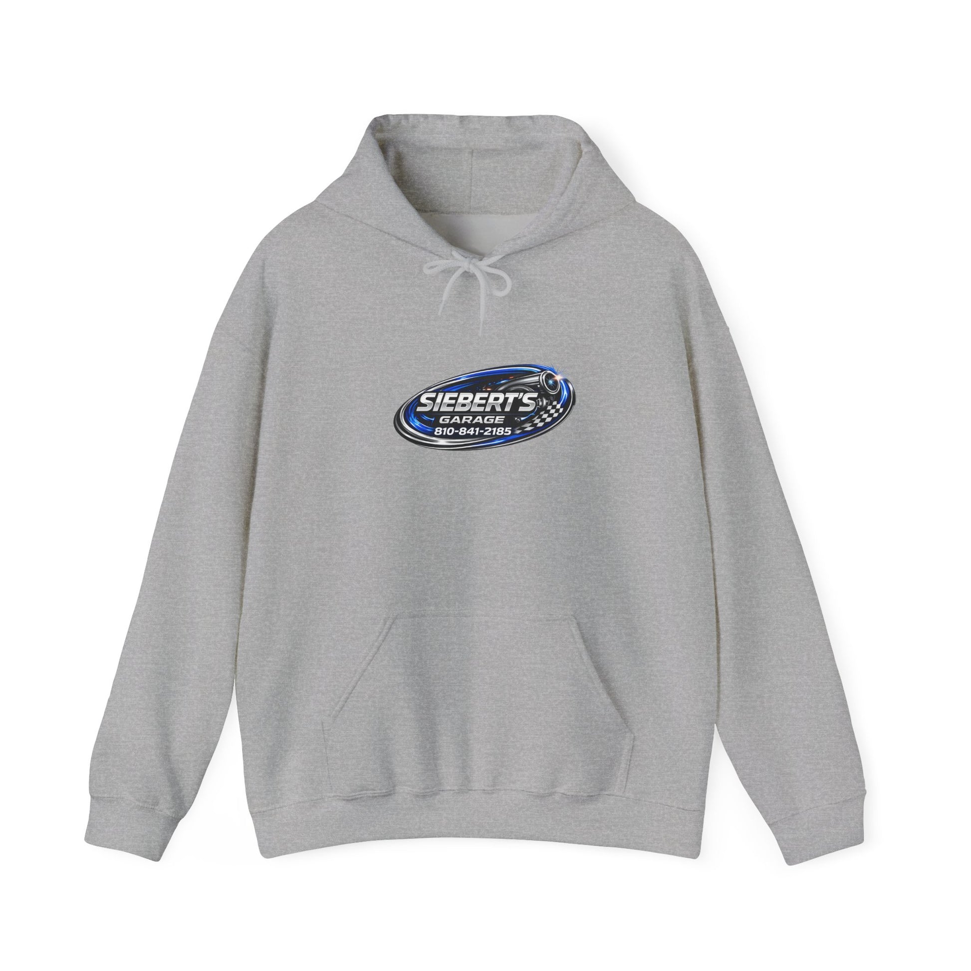 Garage Logo Hoodie — Siebert’s Garage LLC Automotive Crewneck