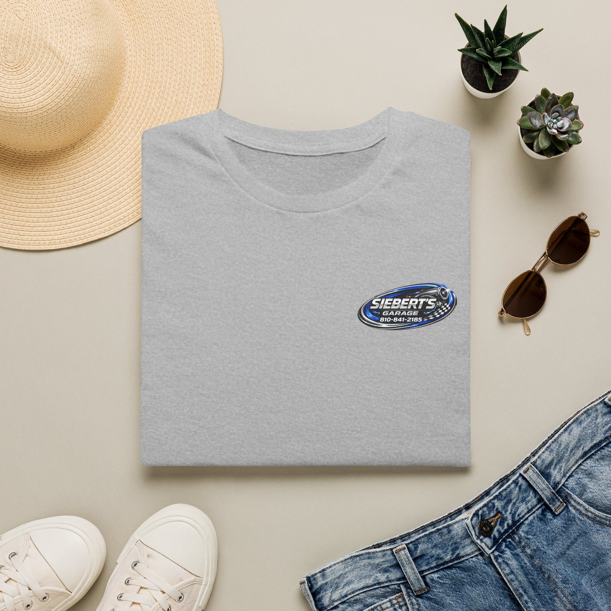 Siebert’s Garage Vintage Logo T-Shirt | Minimal Automotive Shop Tee