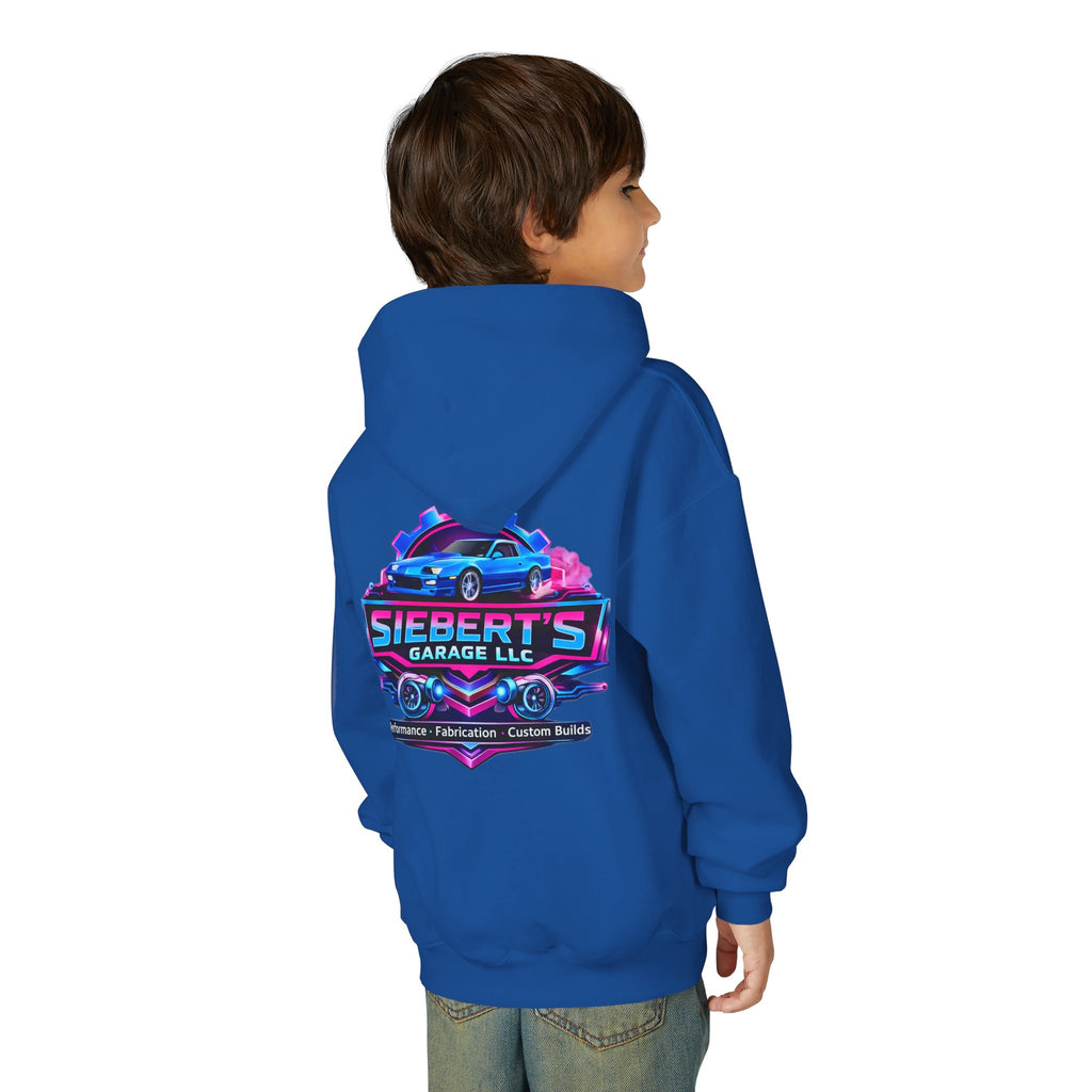 Youth Hoodie — Siebert's Garage Performance Car Logo Pullover