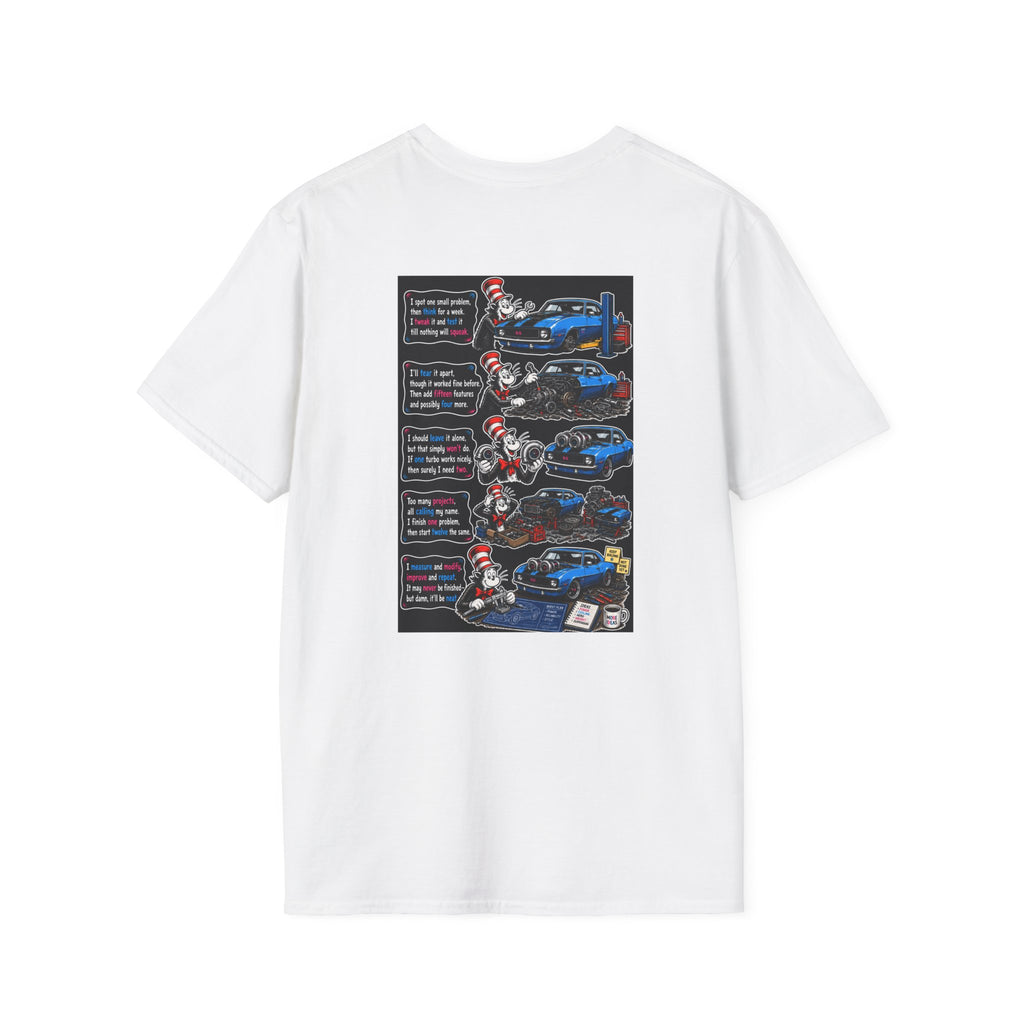Cat in the hat Neon Logo T-Shirt — Siebert’s Classic Badge