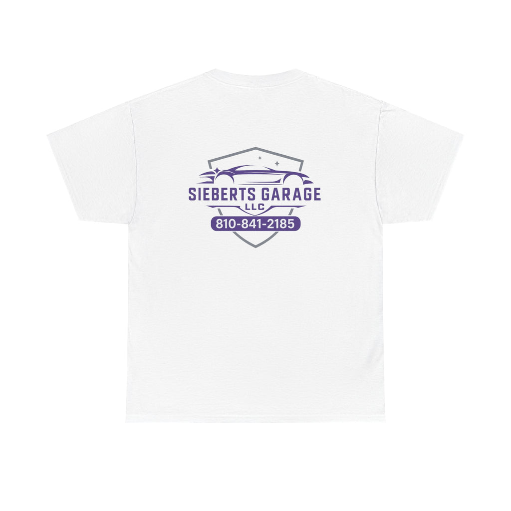 Custom Garage Tee, Unisex Cotton T-Shirt for Car Lovers, Unique Gift for Mechanics, Personalized Workwear, Garage Decor