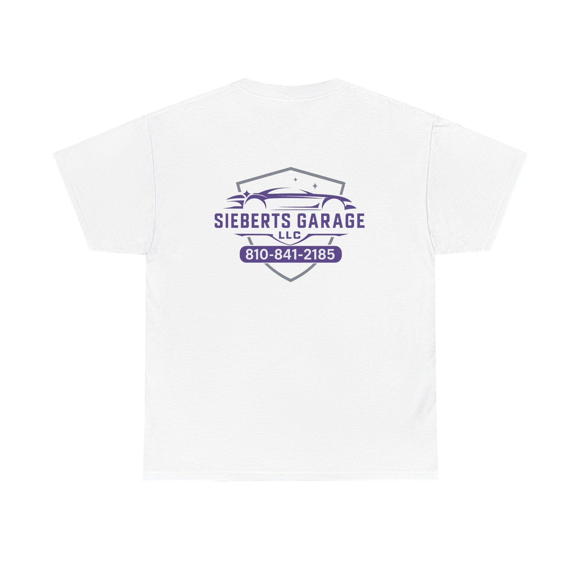 Custom Garage Tee, Unisex Cotton T-Shirt for Car Lovers, Unique Gift for Mechanics, Personalized Workwear, Garage Decor