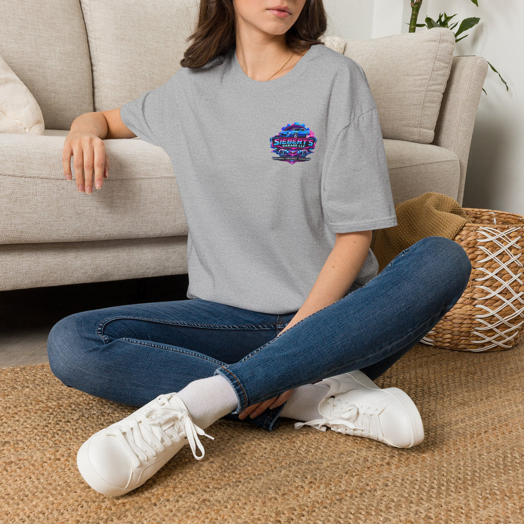 Not again T-Shirt — Siebert's Garage Retro Neon Logo Tee