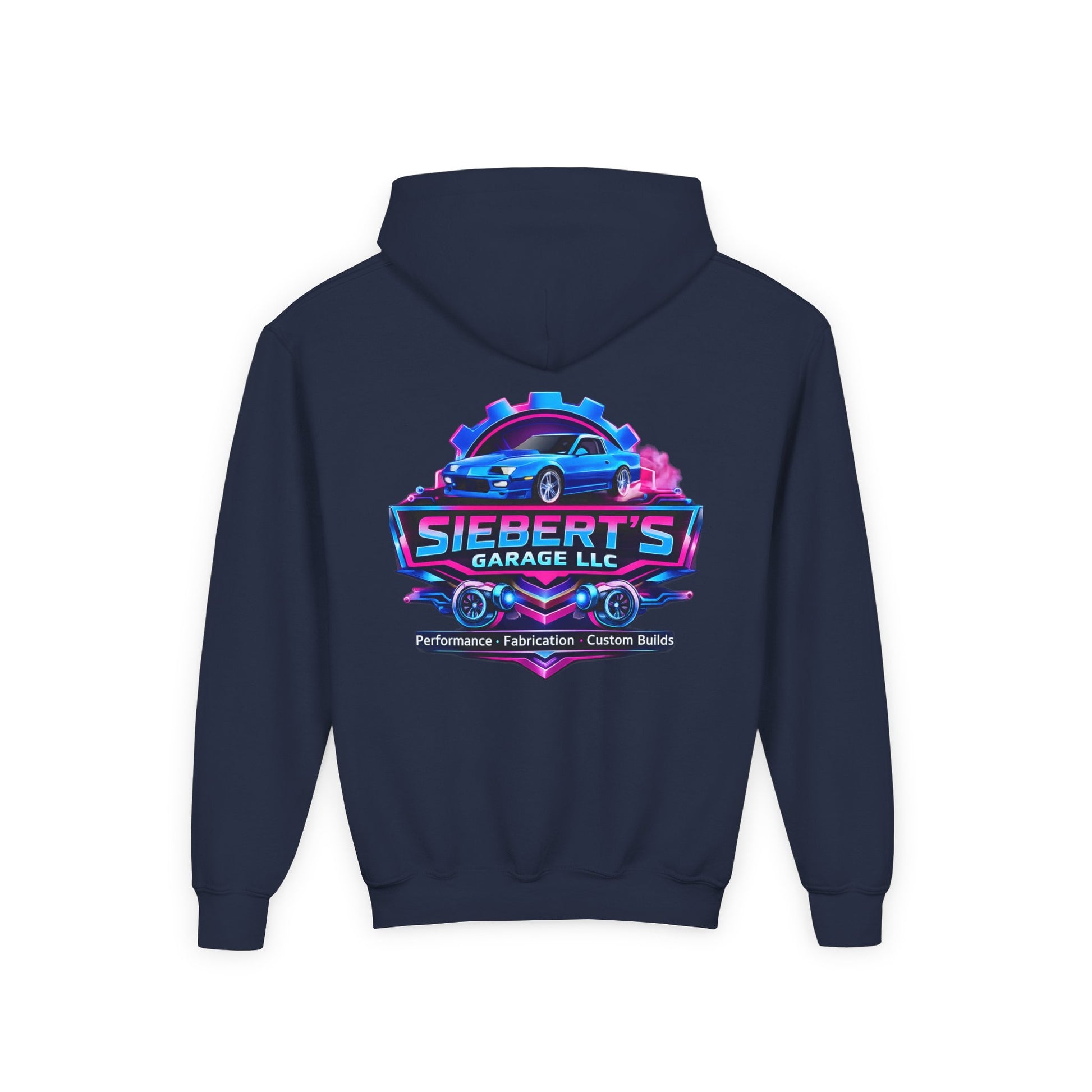 Youth Hoodie — Siebert's Garage Performance Car Logo Pullover