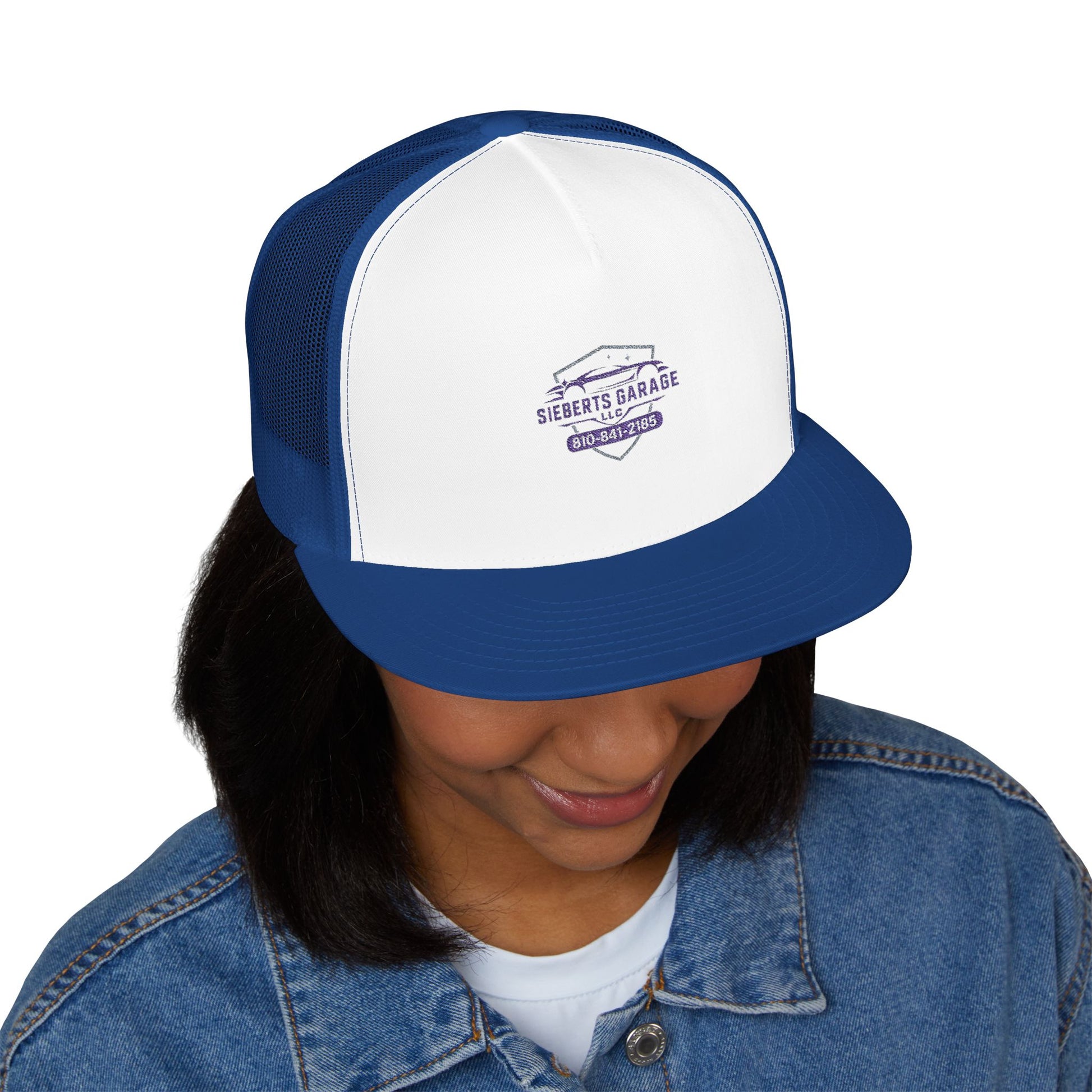 Red Embroidered 5 Panel Trucker Cap, Cool Summer Hat, Personalized Gift, Casual Style, Festival Accessory, Outdoor Gear