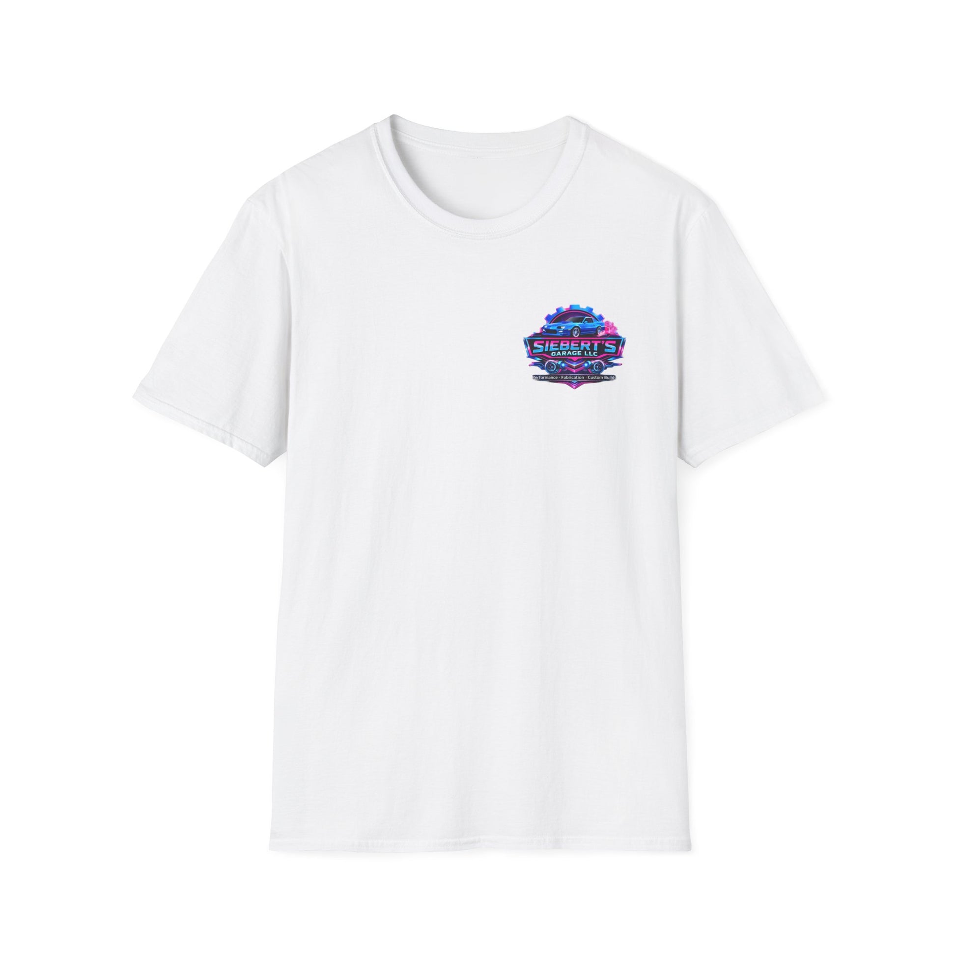 Not again T-Shirt — Siebert's Garage Retro Neon Logo Tee