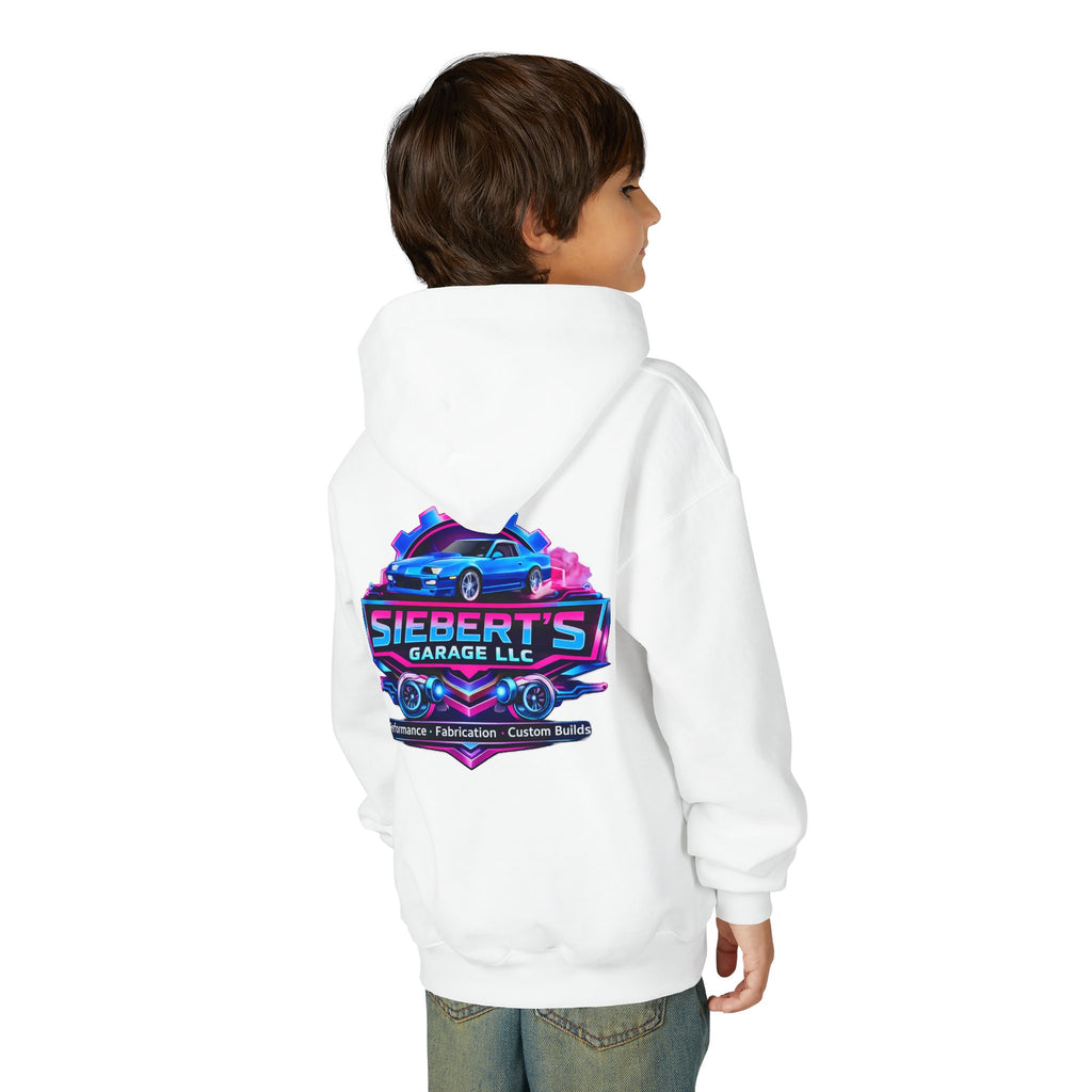 Youth Hoodie — Siebert's Garage Performance Car Logo Pullover