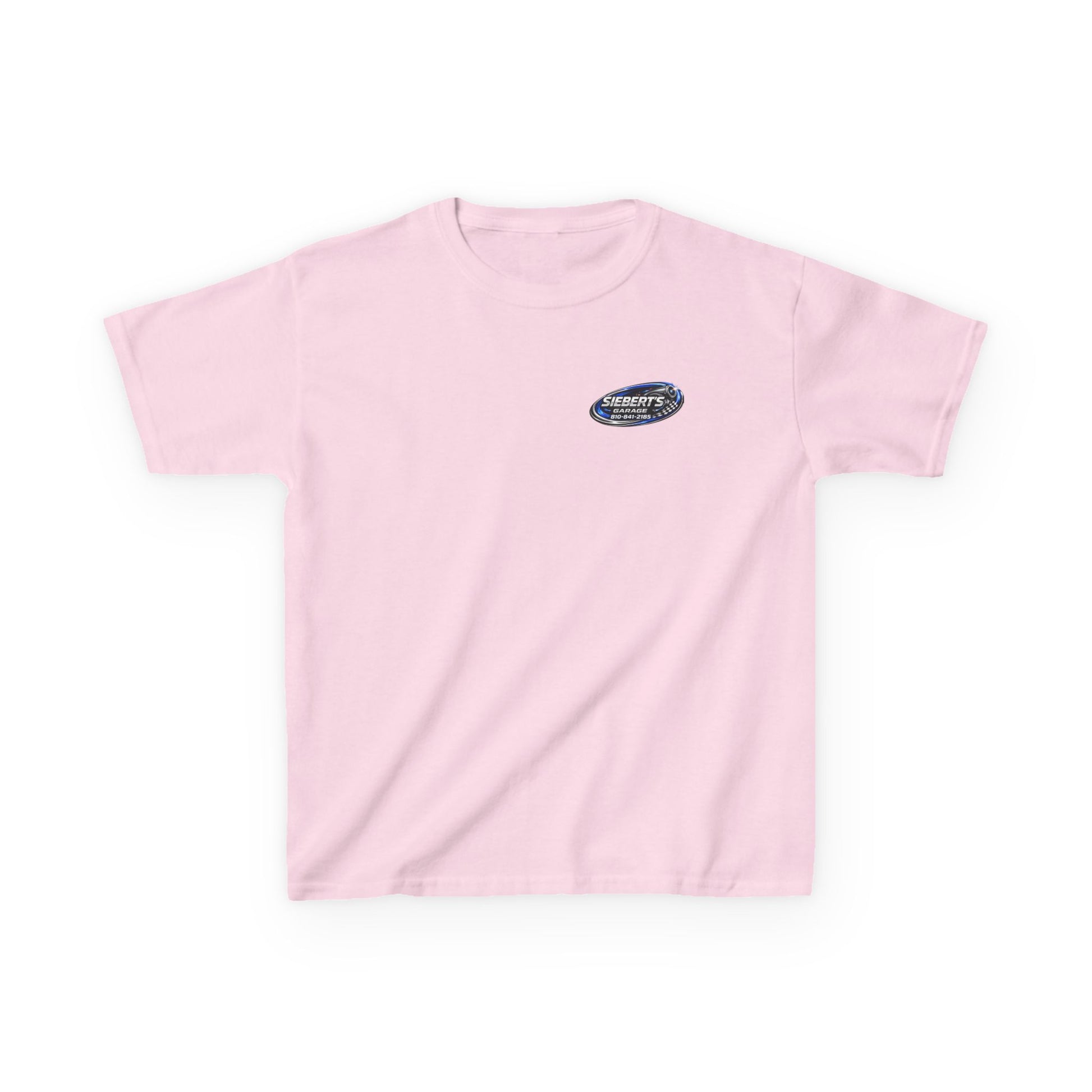 Kids Tee — Siebert’s Garage Neon Car Logo Shirt