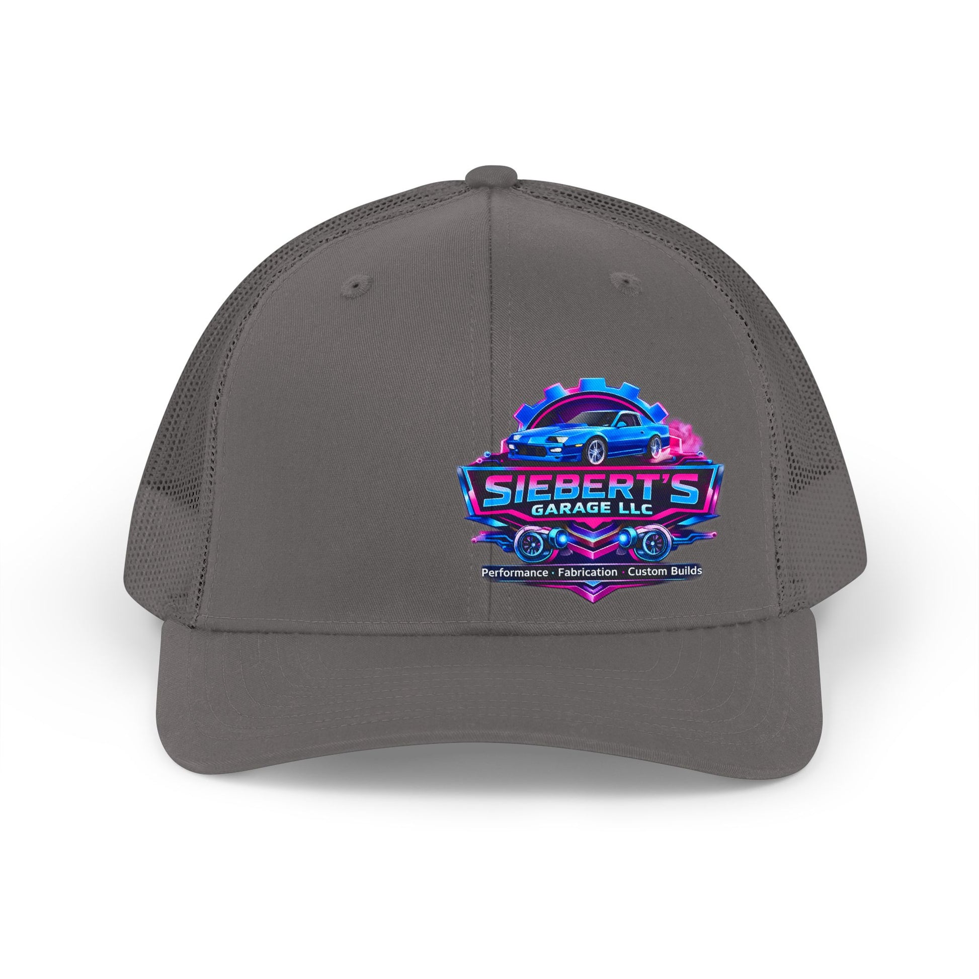 Siebert’s Garage Trucker Hat | Retro Automotive Shop Cap