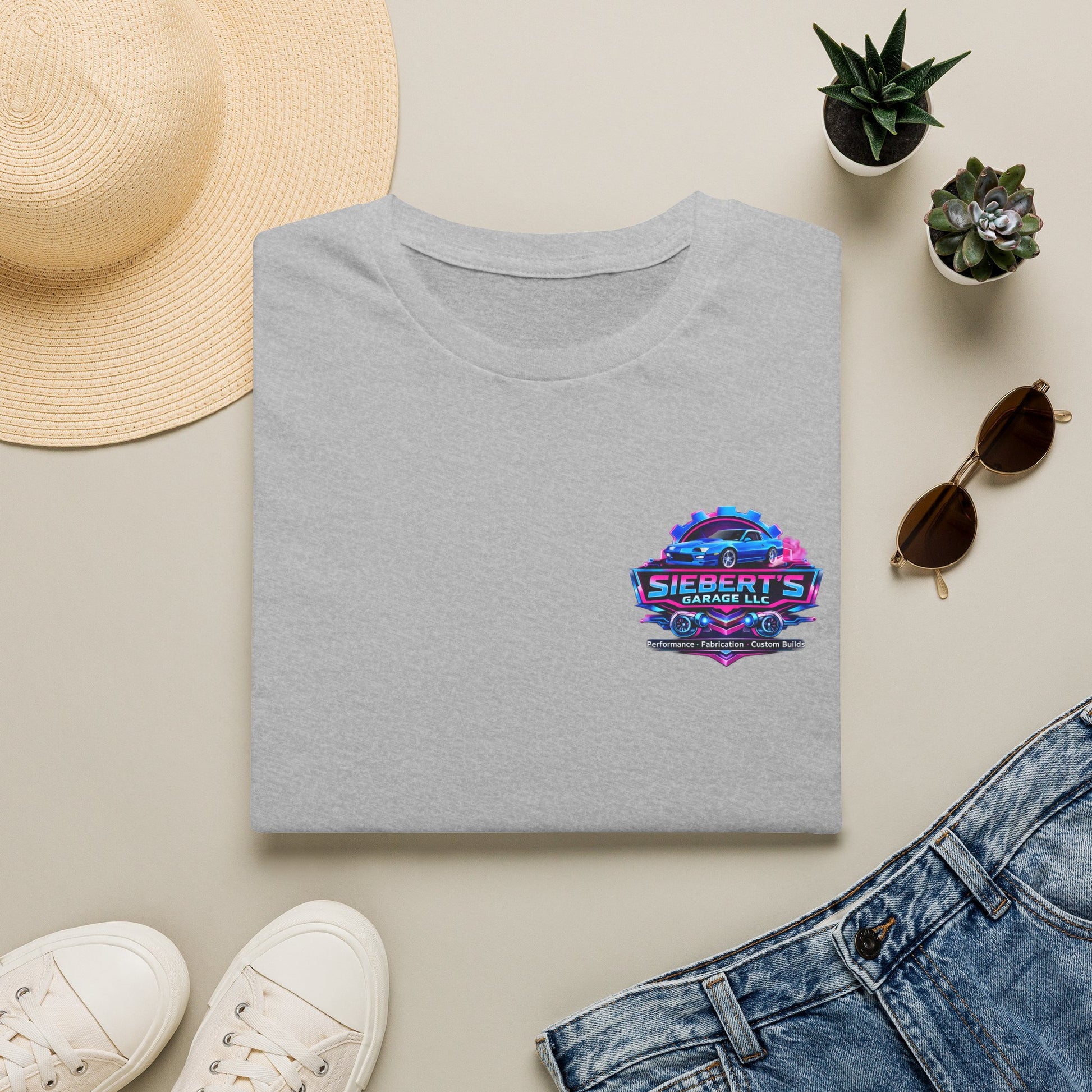 Not again T-Shirt — Siebert's Garage Retro Neon Logo Tee