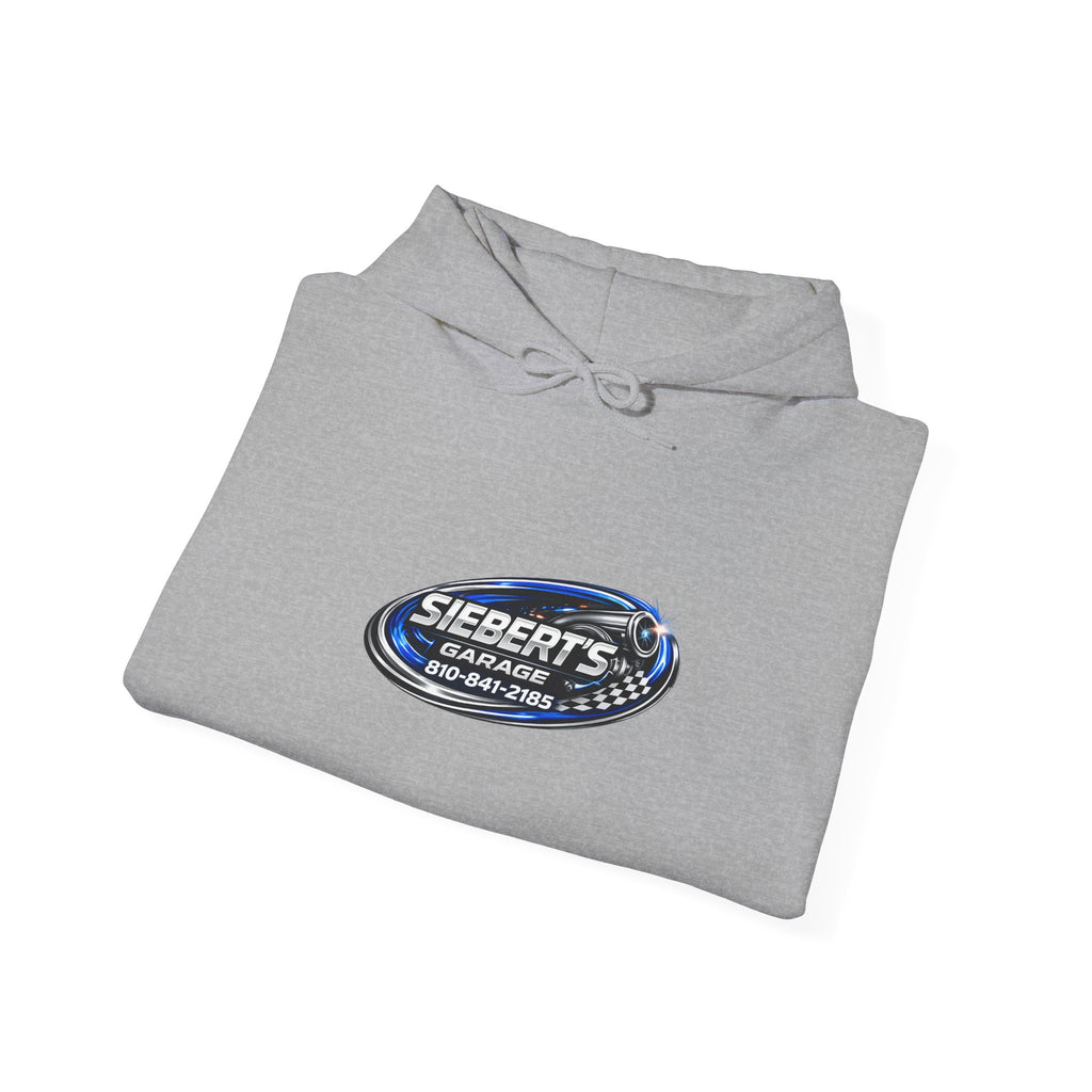 Garage Logo Hoodie — Siebert’s Garage LLC Automotive Crewneck