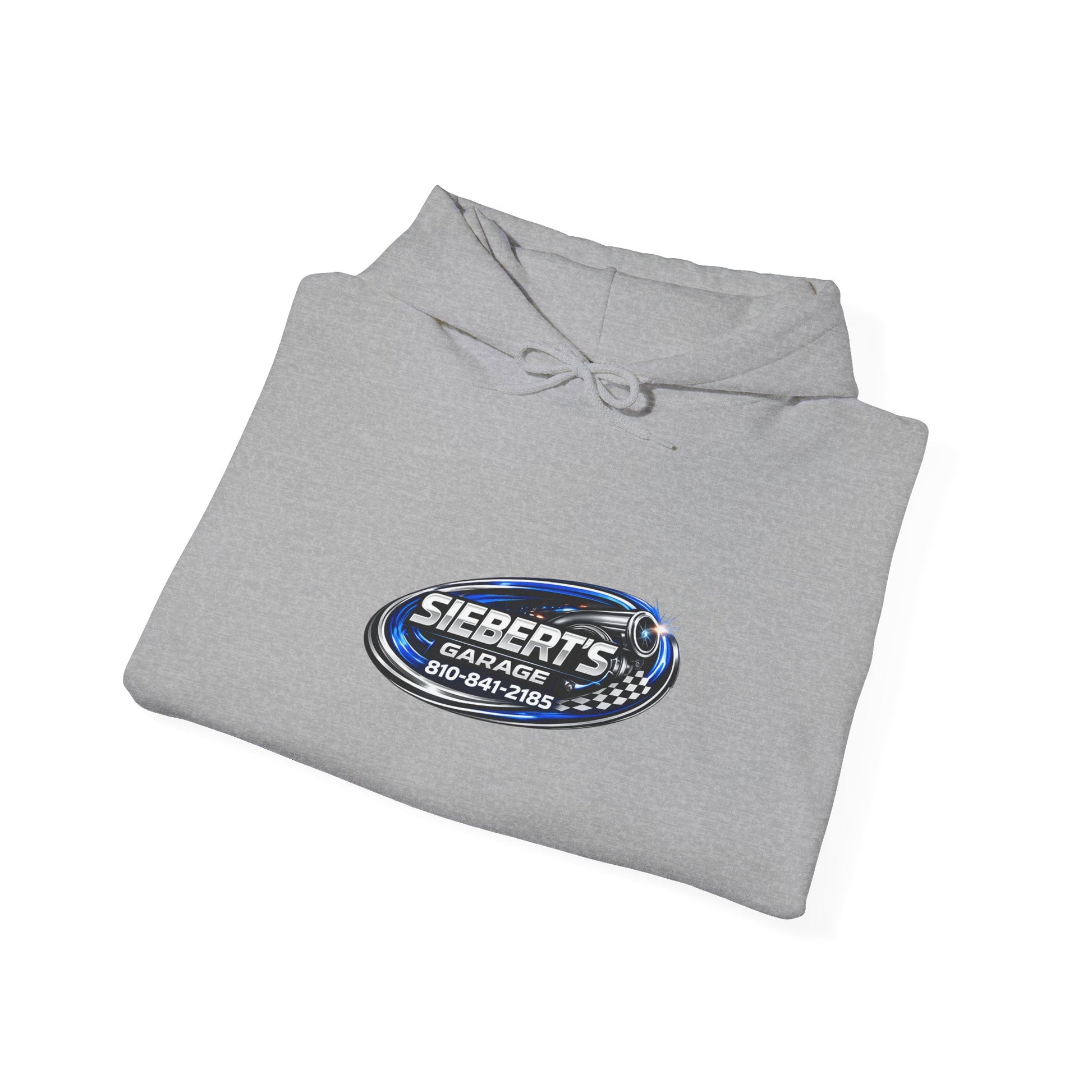 Garage Logo Hoodie — Siebert’s Garage LLC Automotive Crewneck