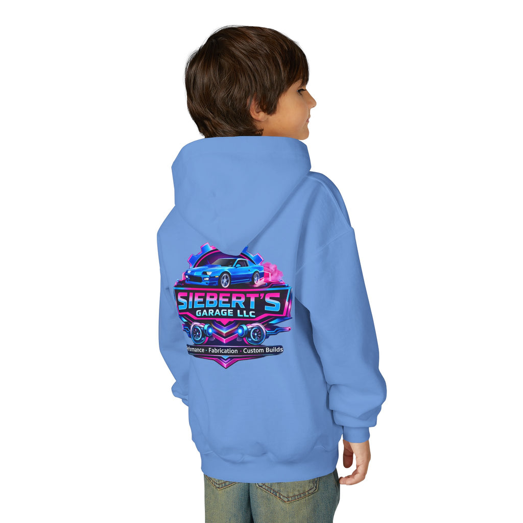 Youth Hoodie — Siebert's Garage Performance Car Logo Pullover