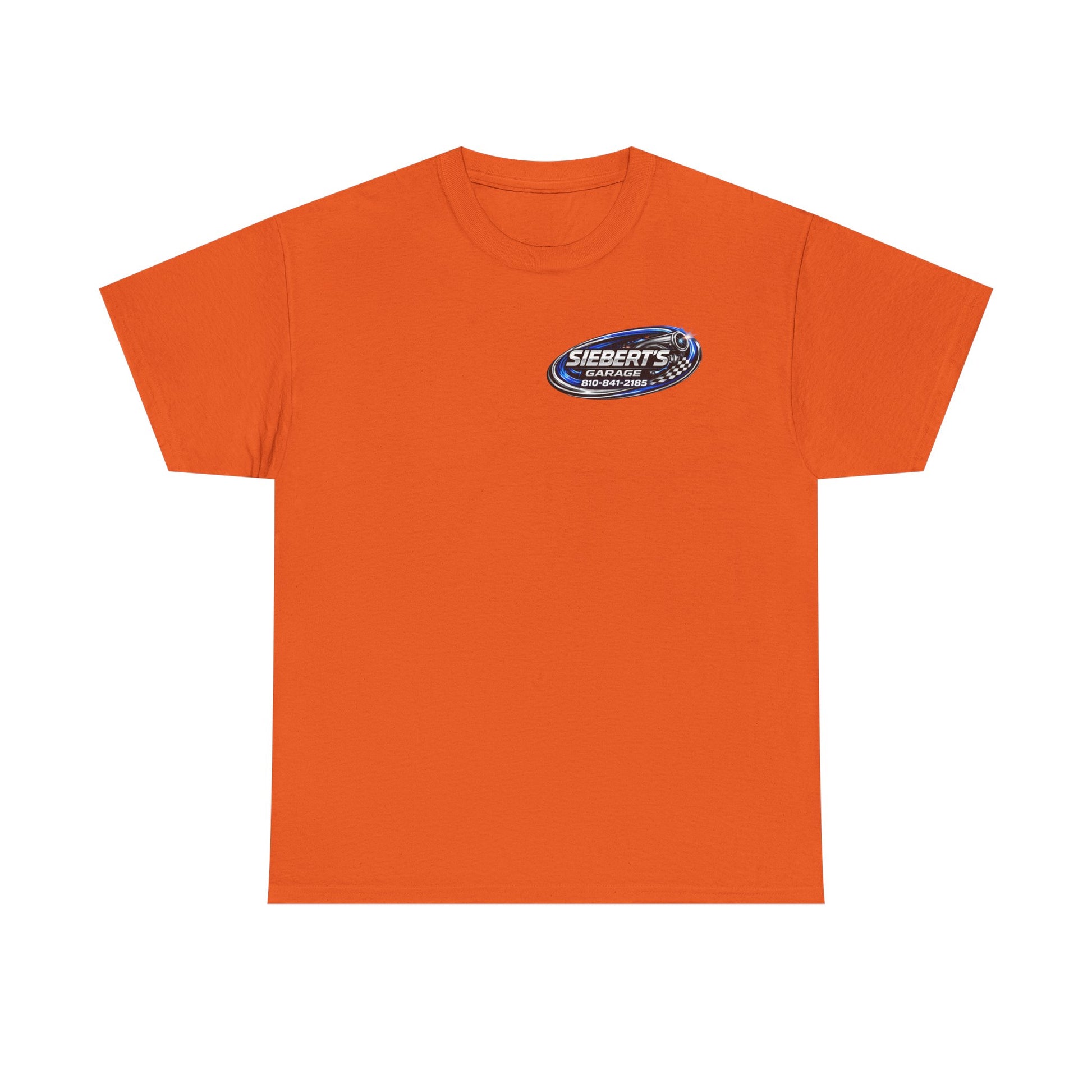 Garage Logo T-Shirt — "Siebert's Garage LLC" Retro Car Mechanic Tee
