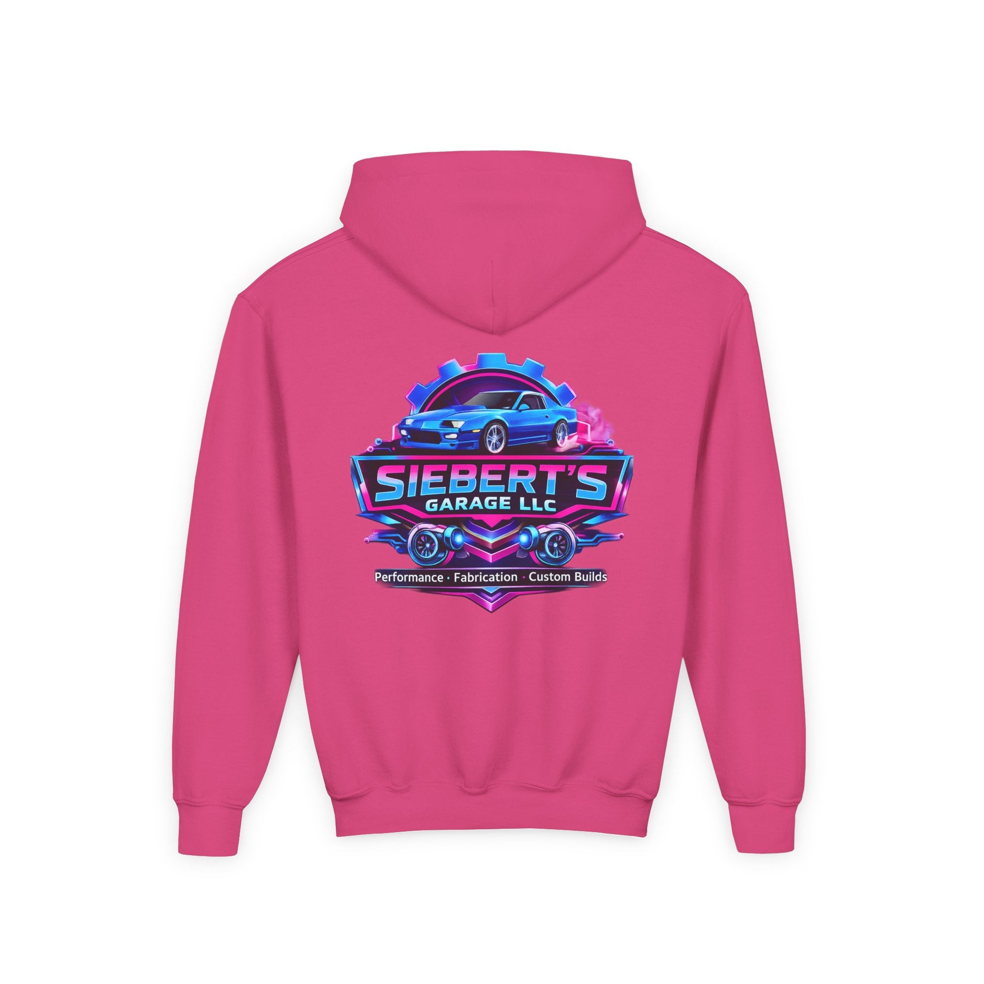 Youth Hoodie — Siebert's Garage Performance Car Logo Pullover
