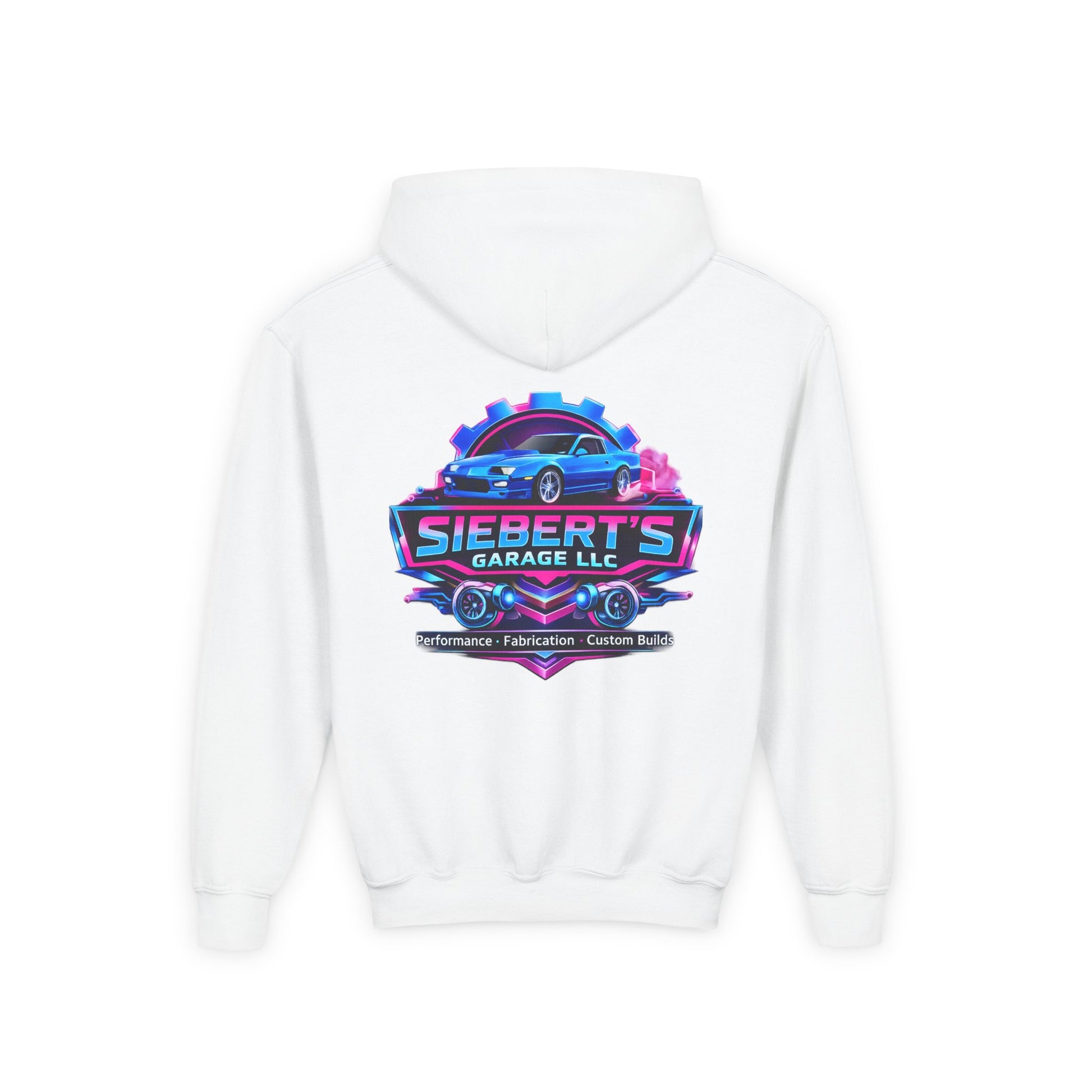 Youth Hoodie — Siebert's Garage Performance Car Logo Pullover