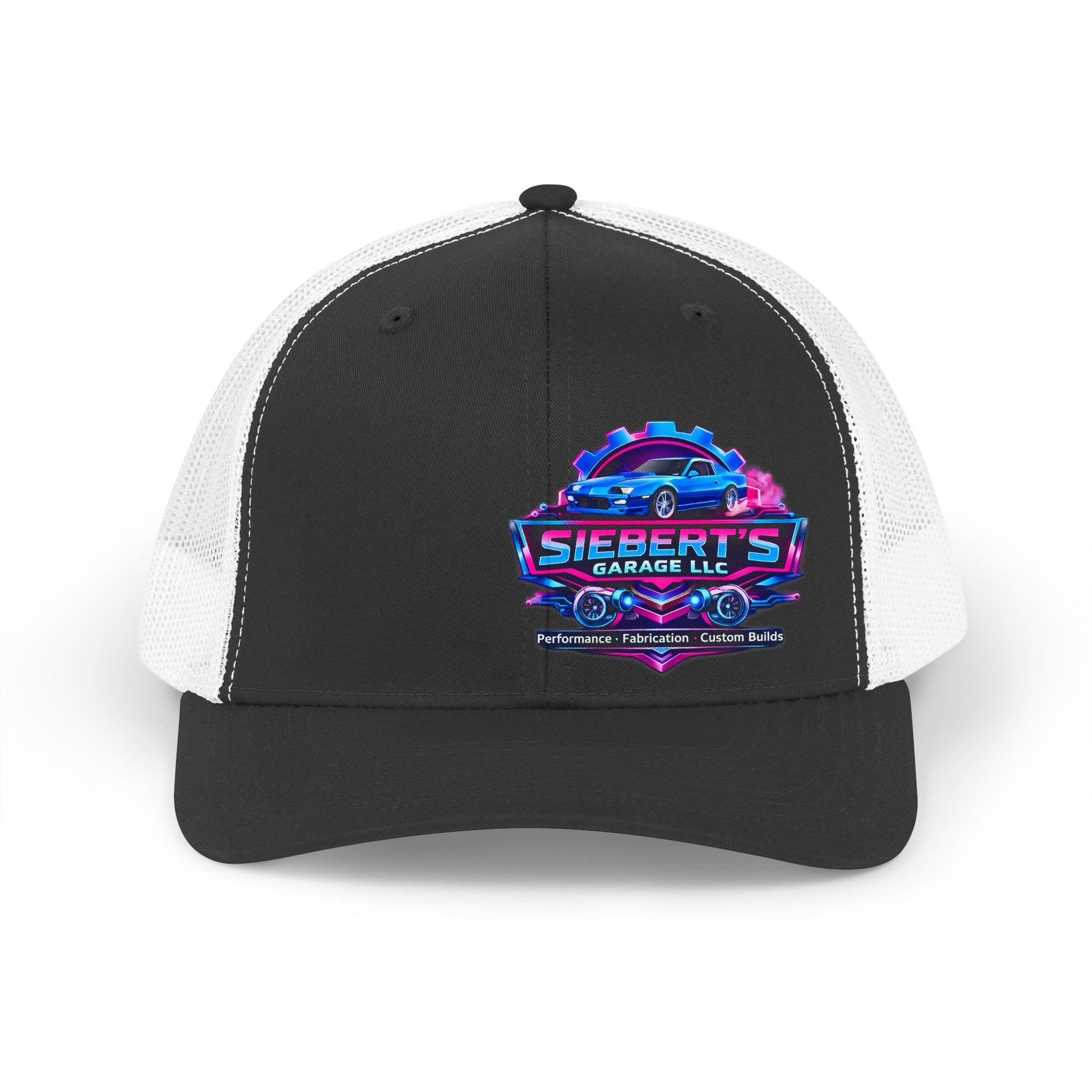 Siebert’s Garage Trucker Hat | Retro Automotive Shop Cap