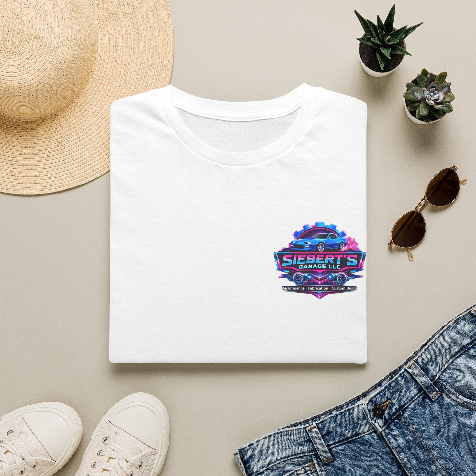 Cat in the hat Neon Logo T-Shirt — Siebert’s Classic Badge
