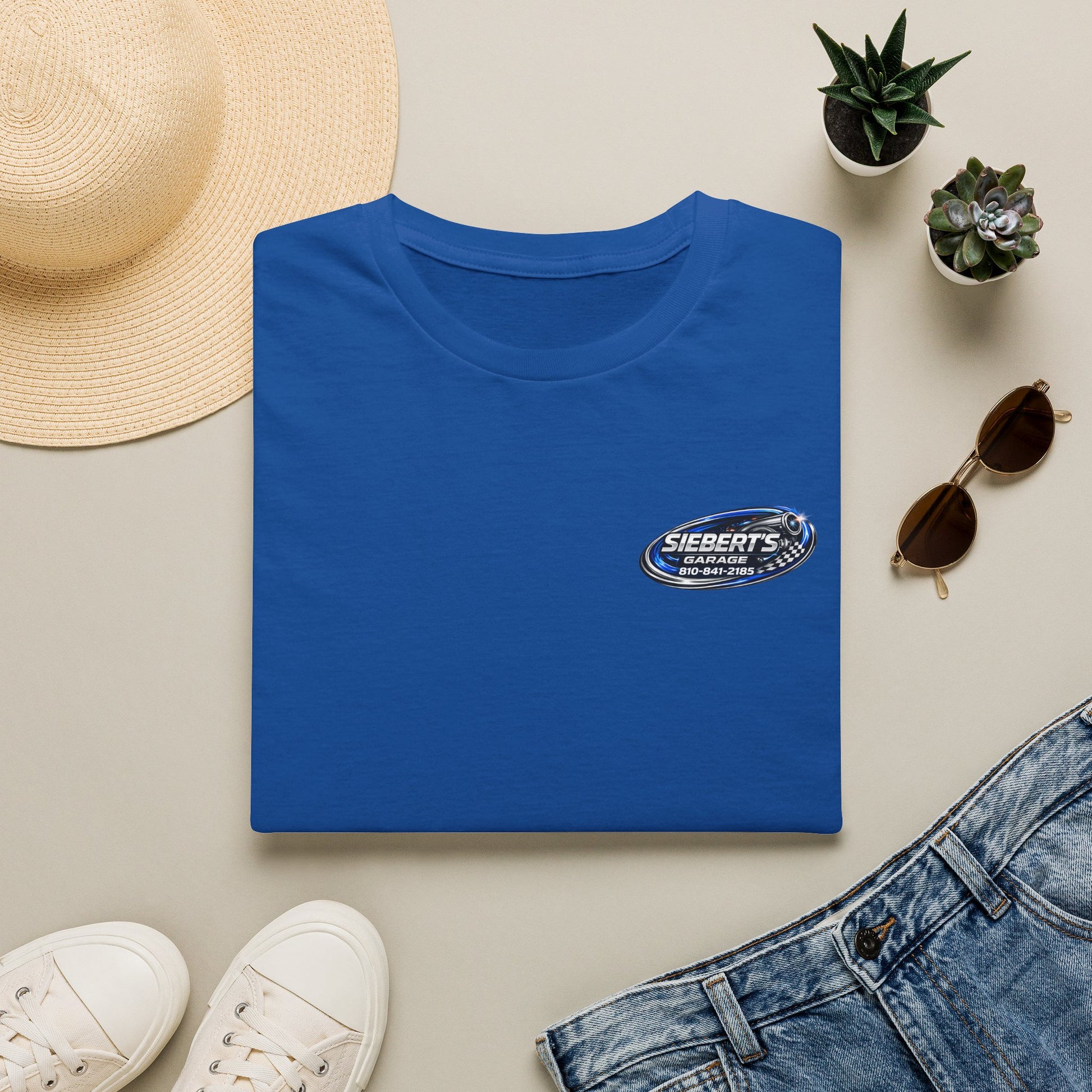 Siebert’s Garage Vintage Logo T-Shirt | Minimal Automotive Shop Tee