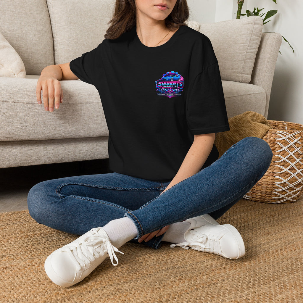 Cat in the hat Neon Logo T-Shirt — Siebert’s Classic Badge