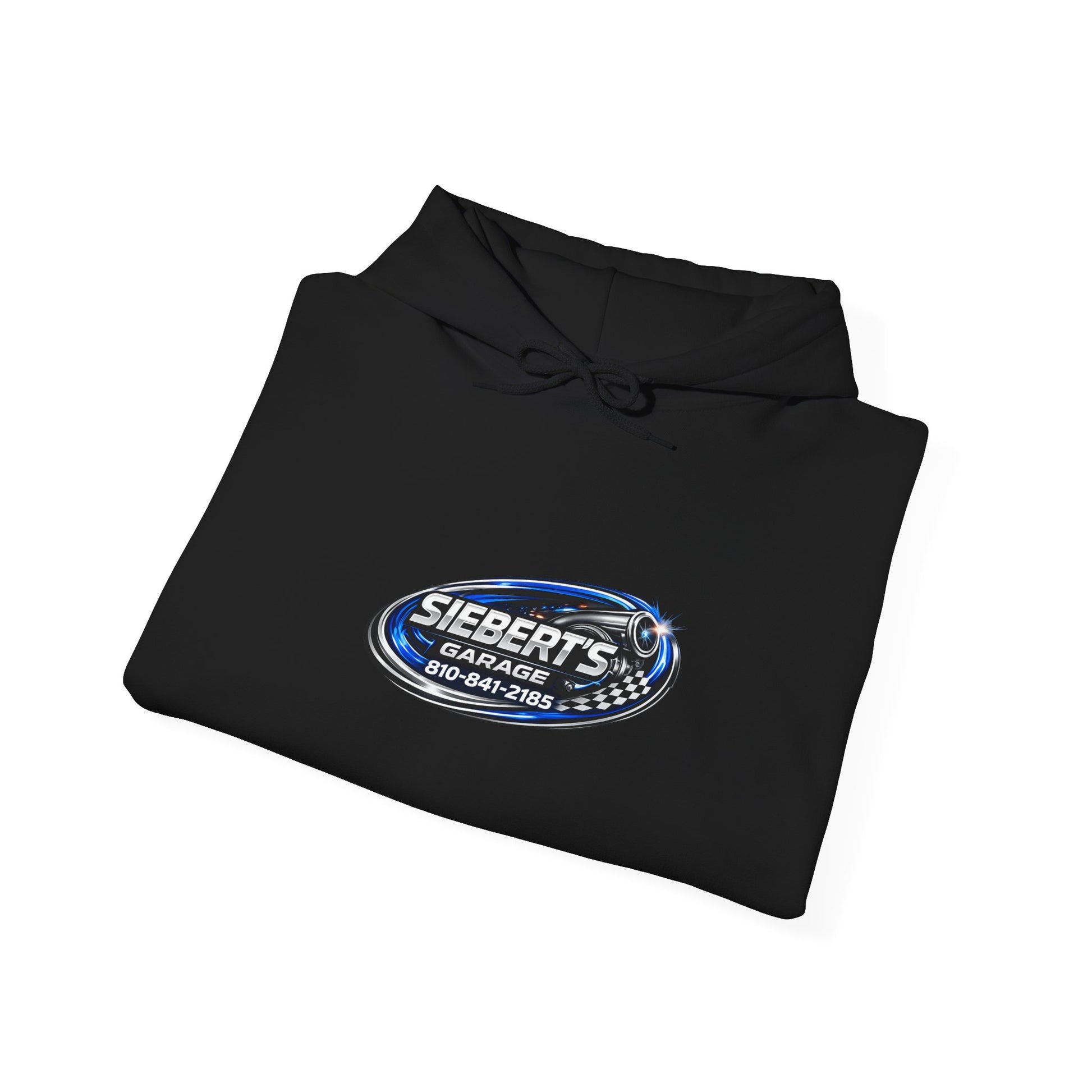 Garage Logo Hoodie — Siebert’s Garage LLC Automotive Crewneck