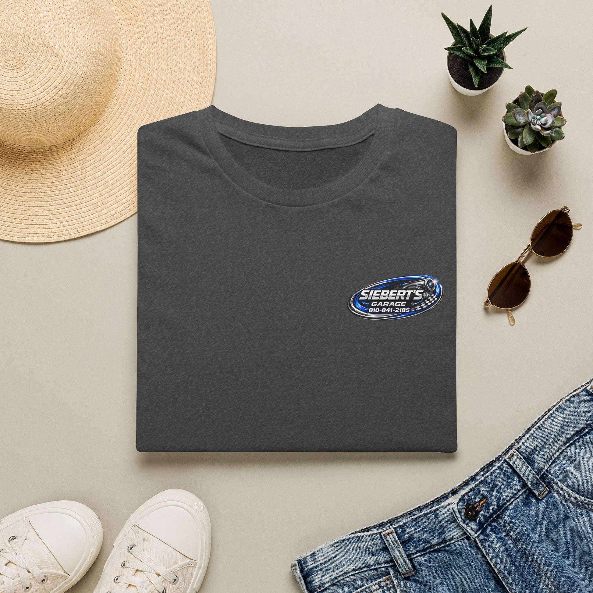 Siebert’s Garage Vintage Logo T-Shirt | Minimal Automotive Shop Tee