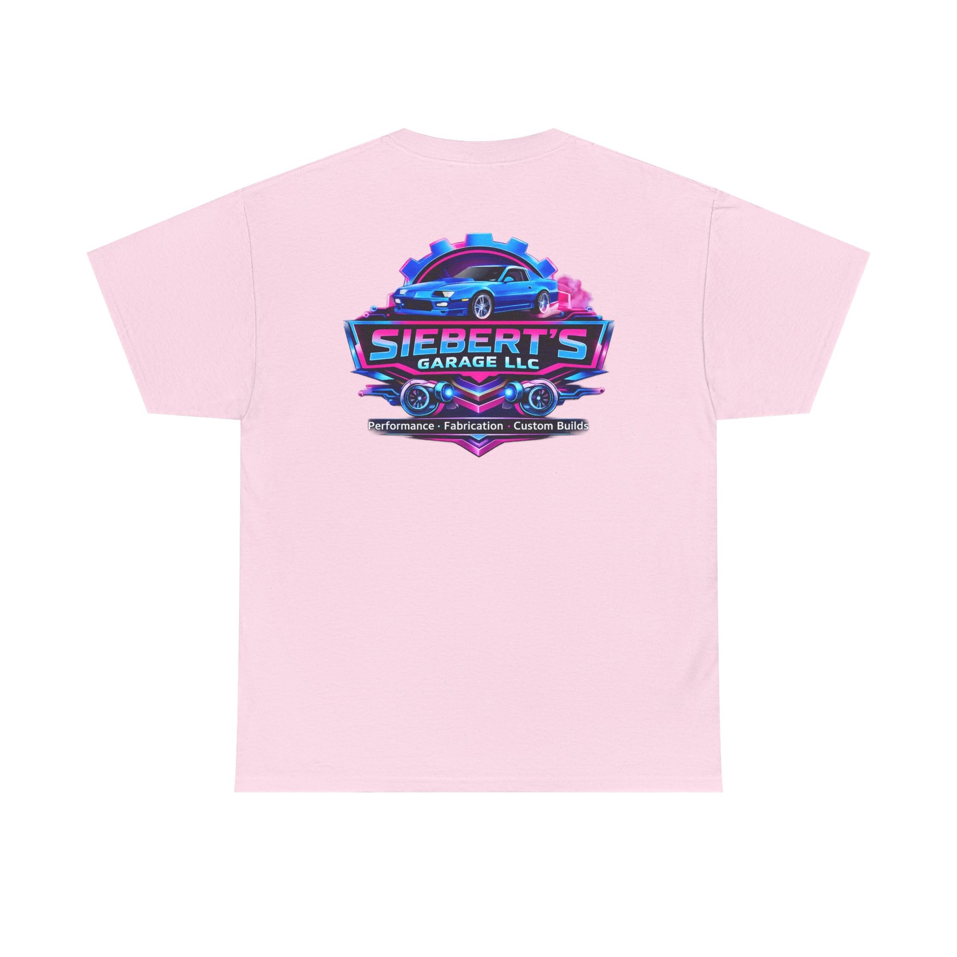 Garage Logo T-Shirt — "Siebert's Garage LLC" Retro Car Mechanic Tee