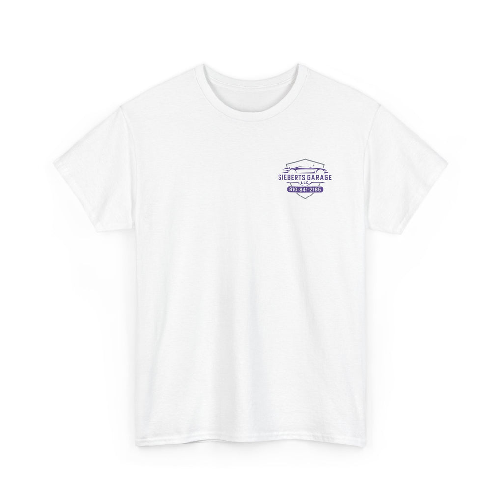Custom Garage Tee, Unisex Cotton T-Shirt for Car Lovers, Unique Gift for Mechanics, Personalized Workwear, Garage Decor