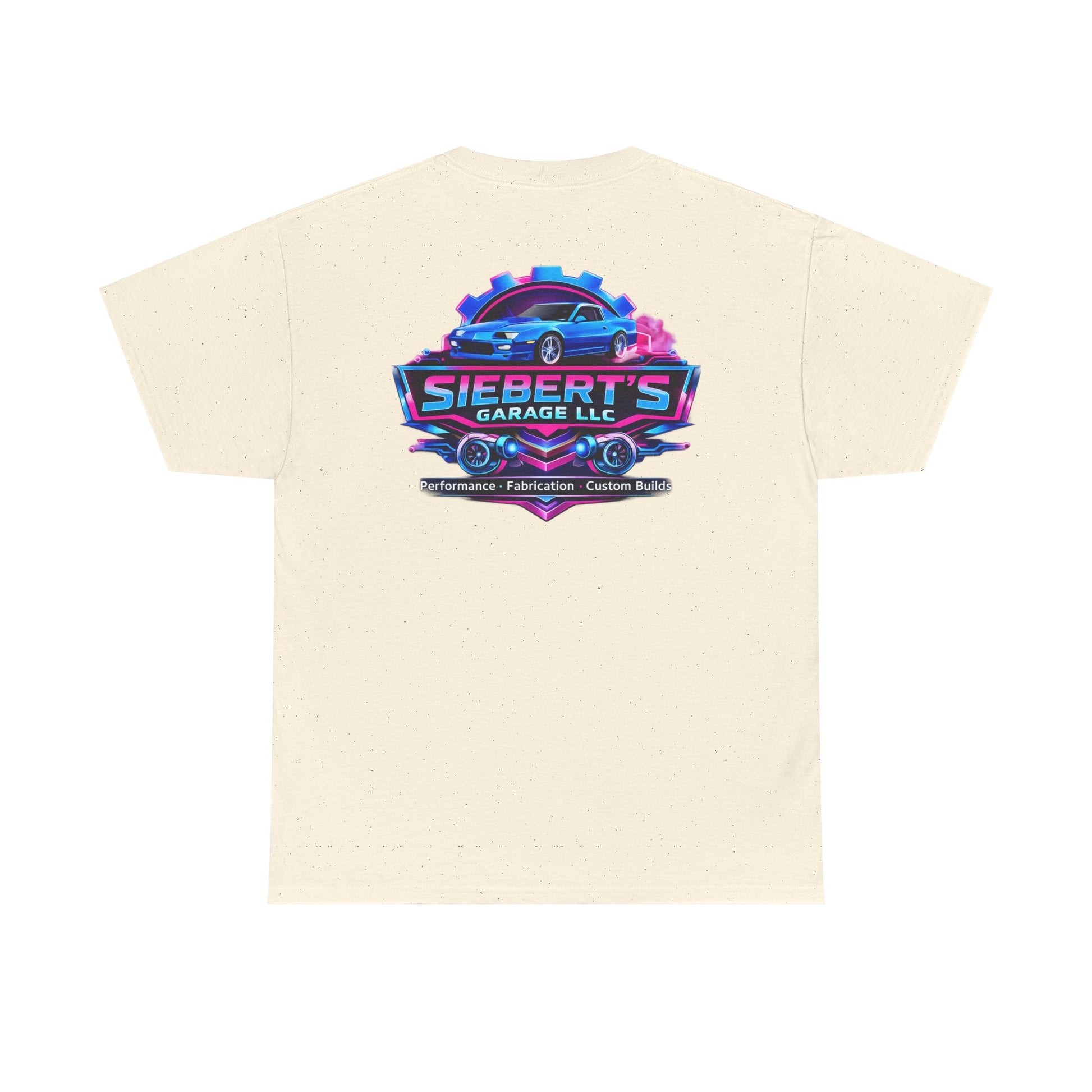 Garage Logo T-Shirt — "Siebert's Garage LLC" Retro Car Mechanic Tee