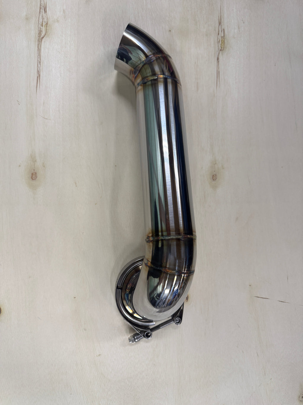 2003-2007 Ford F-250/F-350 6.0 Powerstroke Hood Stack Exhaust Pipe | TIG-Welded Stainless