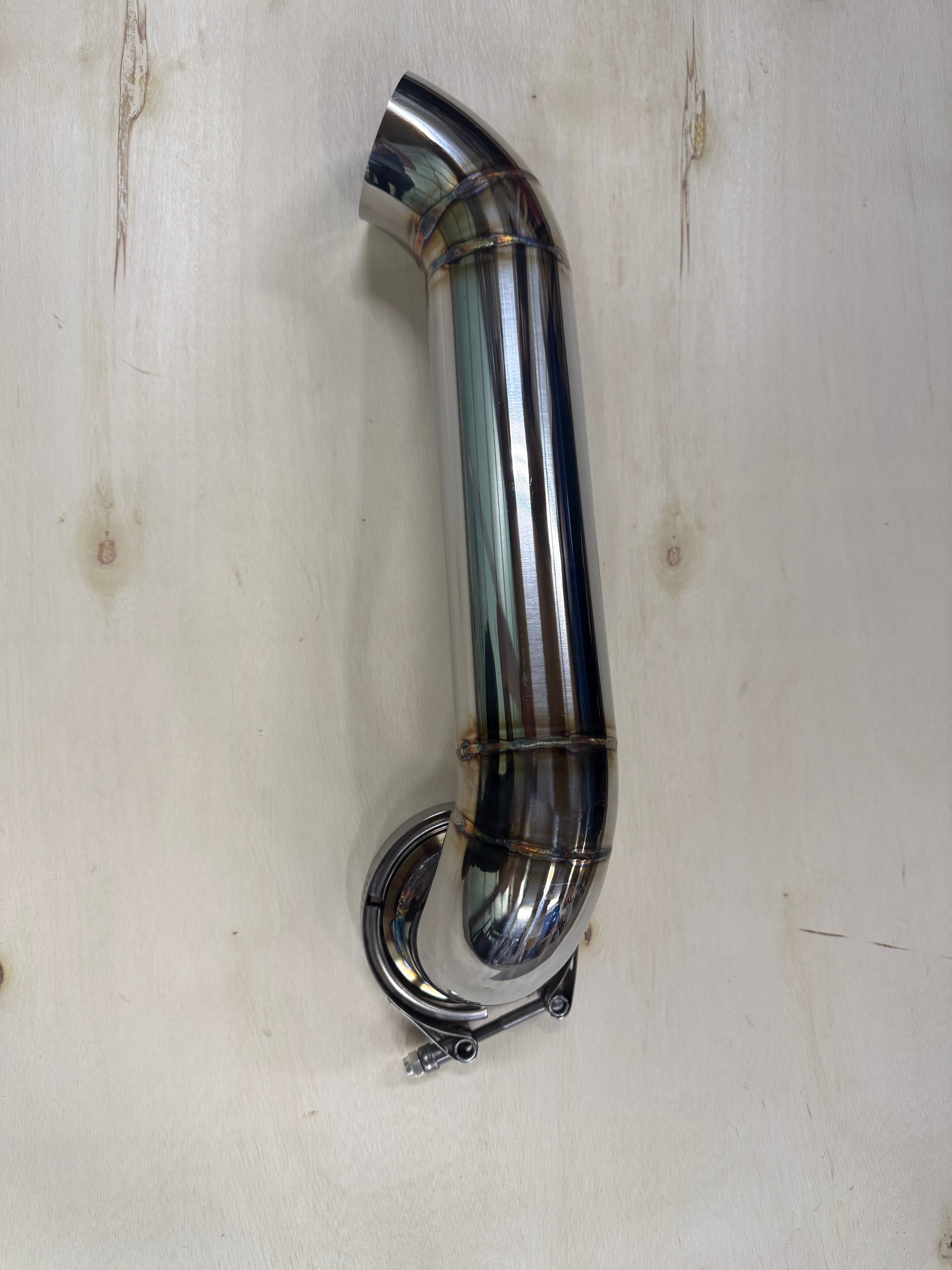 2003-2007 F250-F350 6.0 Hood Stack Exhaust Tig Welded .065 Wall Stainless Steel