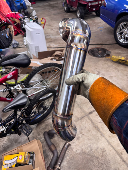 2003-2007 F250-F350 6.0 Hood Stack Exhaust Tig Welded .065 Wall Stainless Steel
