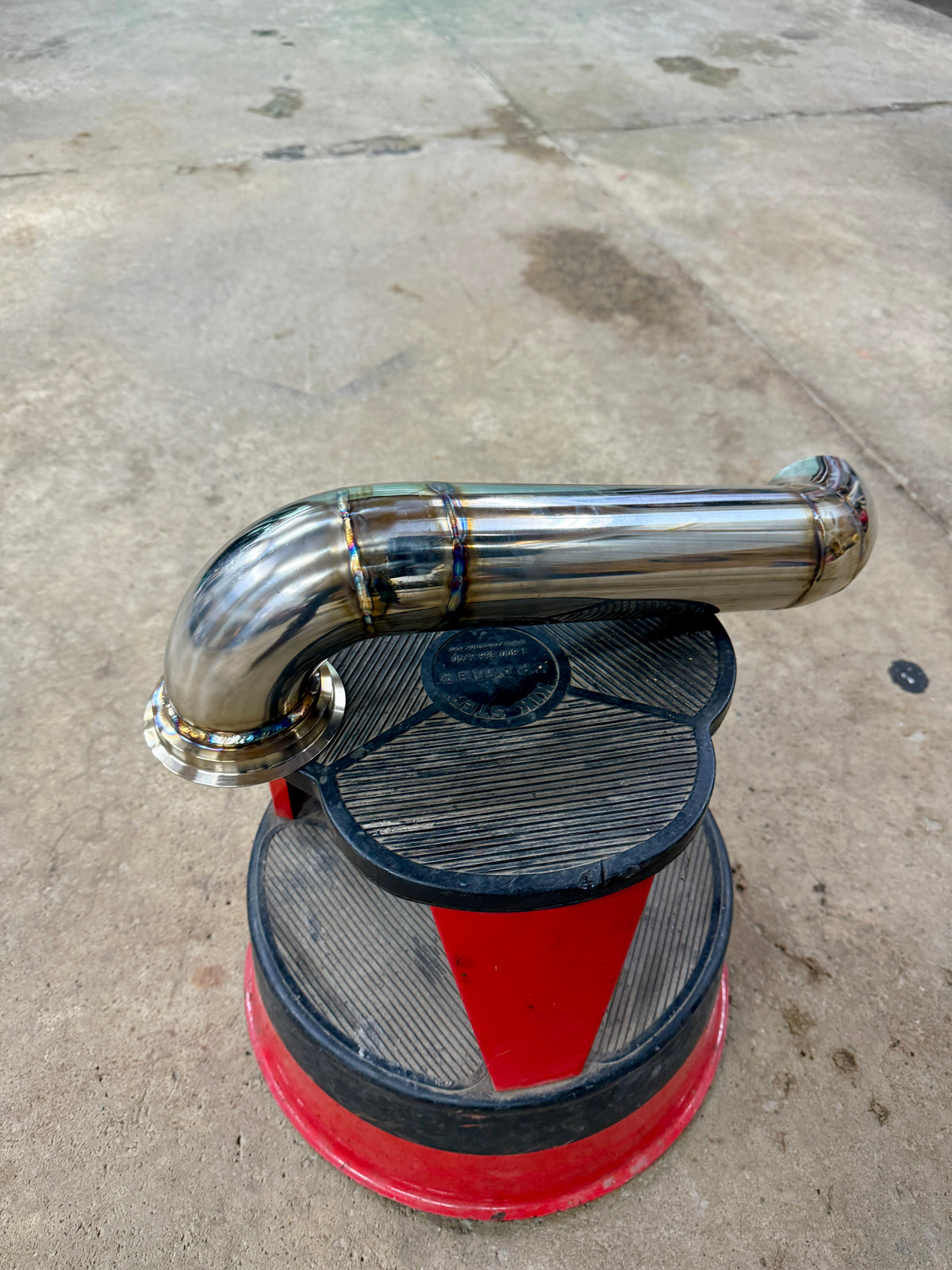 2003-2007 Ford F-250/F-350 6.0 Powerstroke Hood Stack Exhaust Pipe | TIG-Welded Stainless