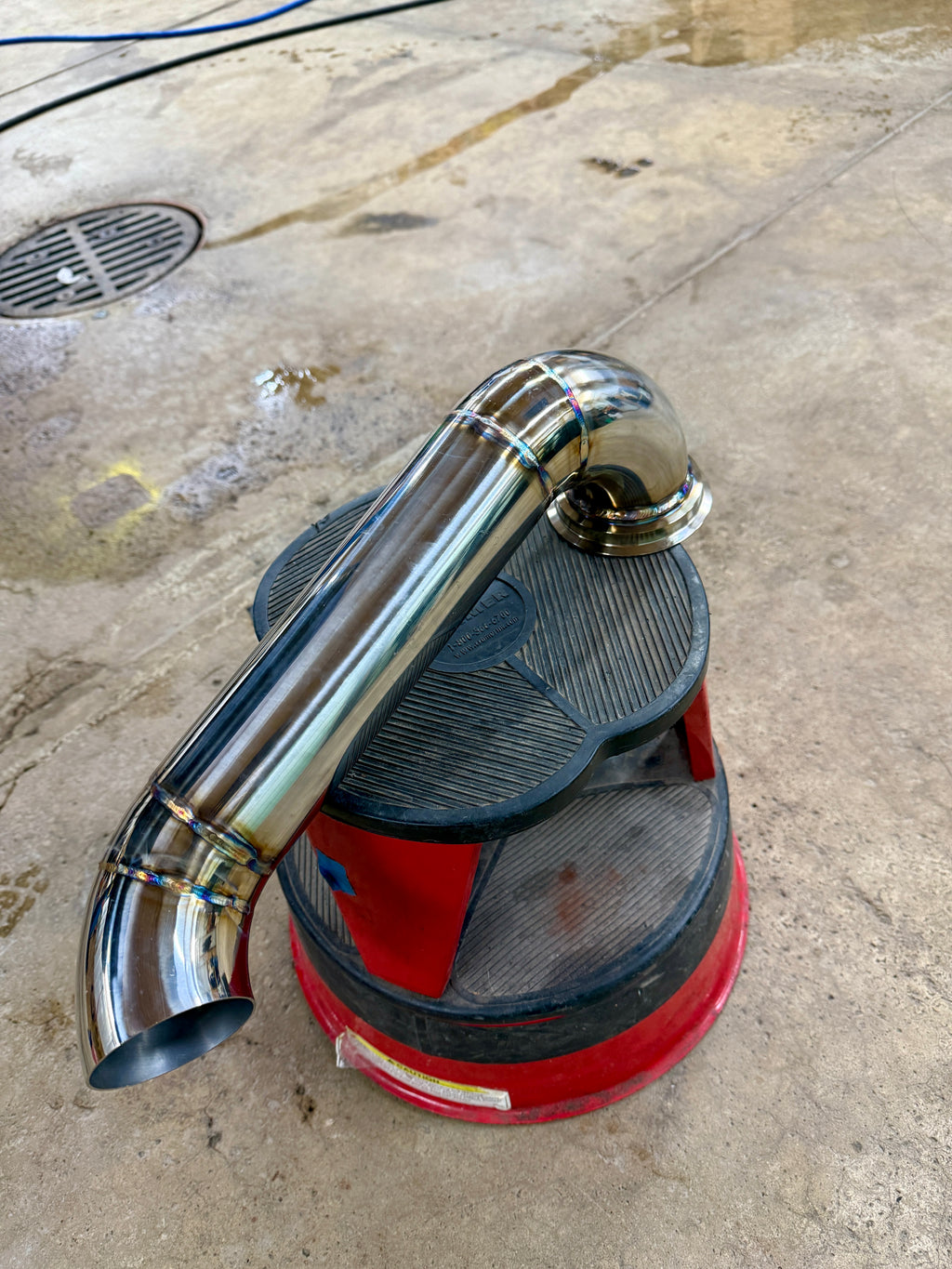 2003-2007 F250-F350 6.0 Hood Stack Exhaust Tig Welded .065 Wall Stainless Steel
