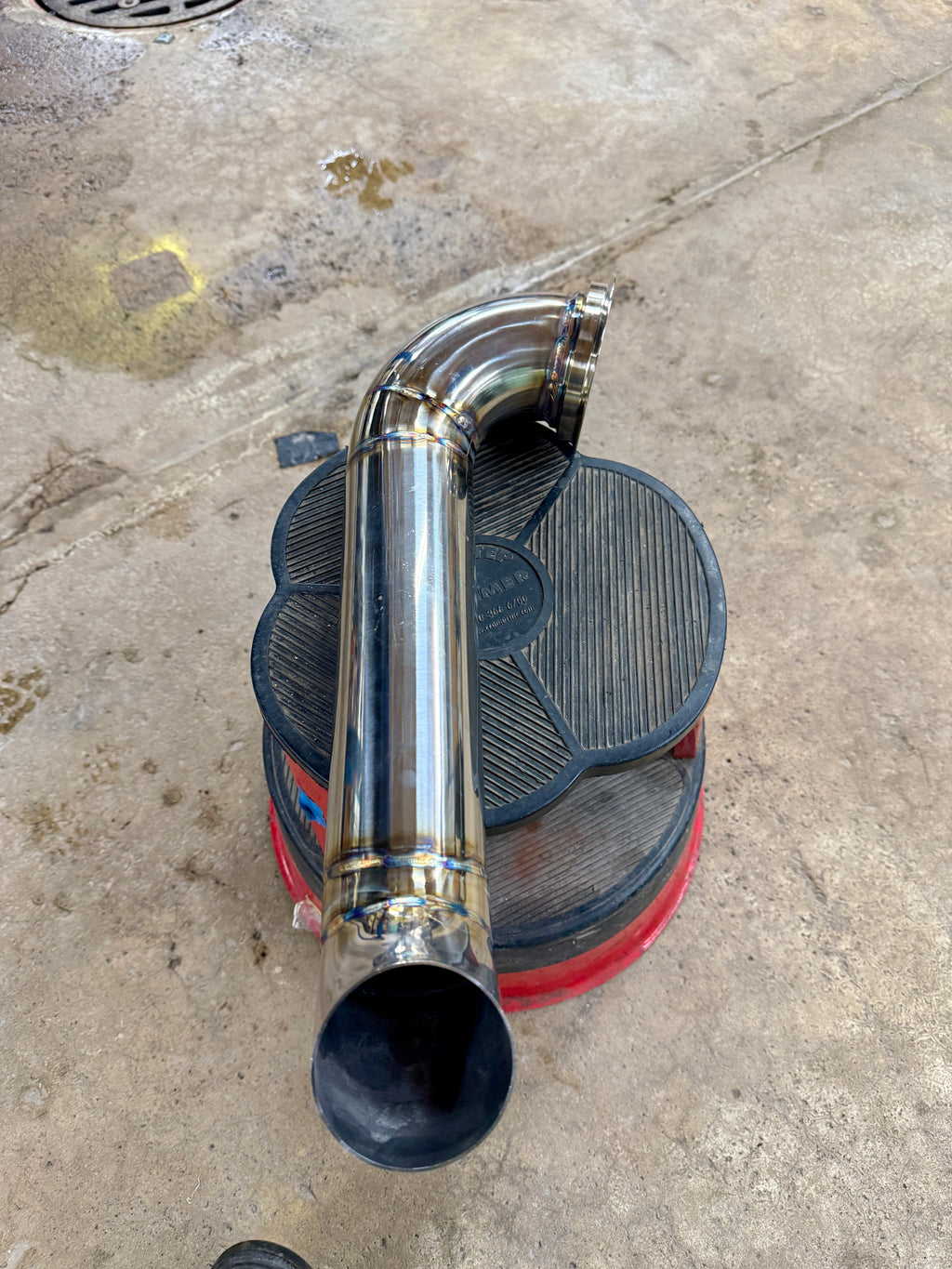 2003-2007 F250-F350 6.0 Hood Stack Exhaust Tig Welded .065 Wall Stainless Steel
