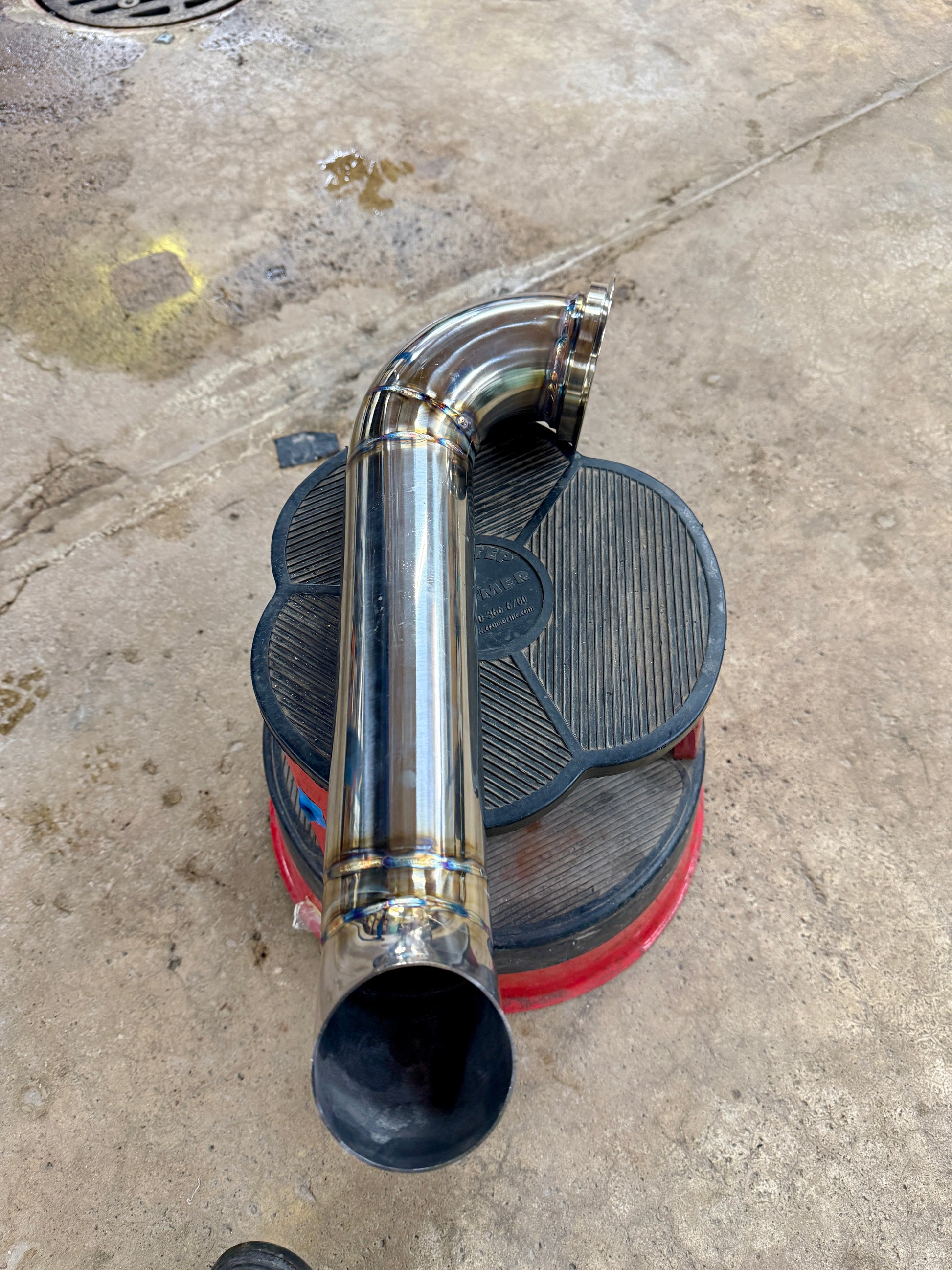 2003-2007 F250-F350 6.0 Hood Stack Exhaust Tig Welded .065 Wall Stainless Steel