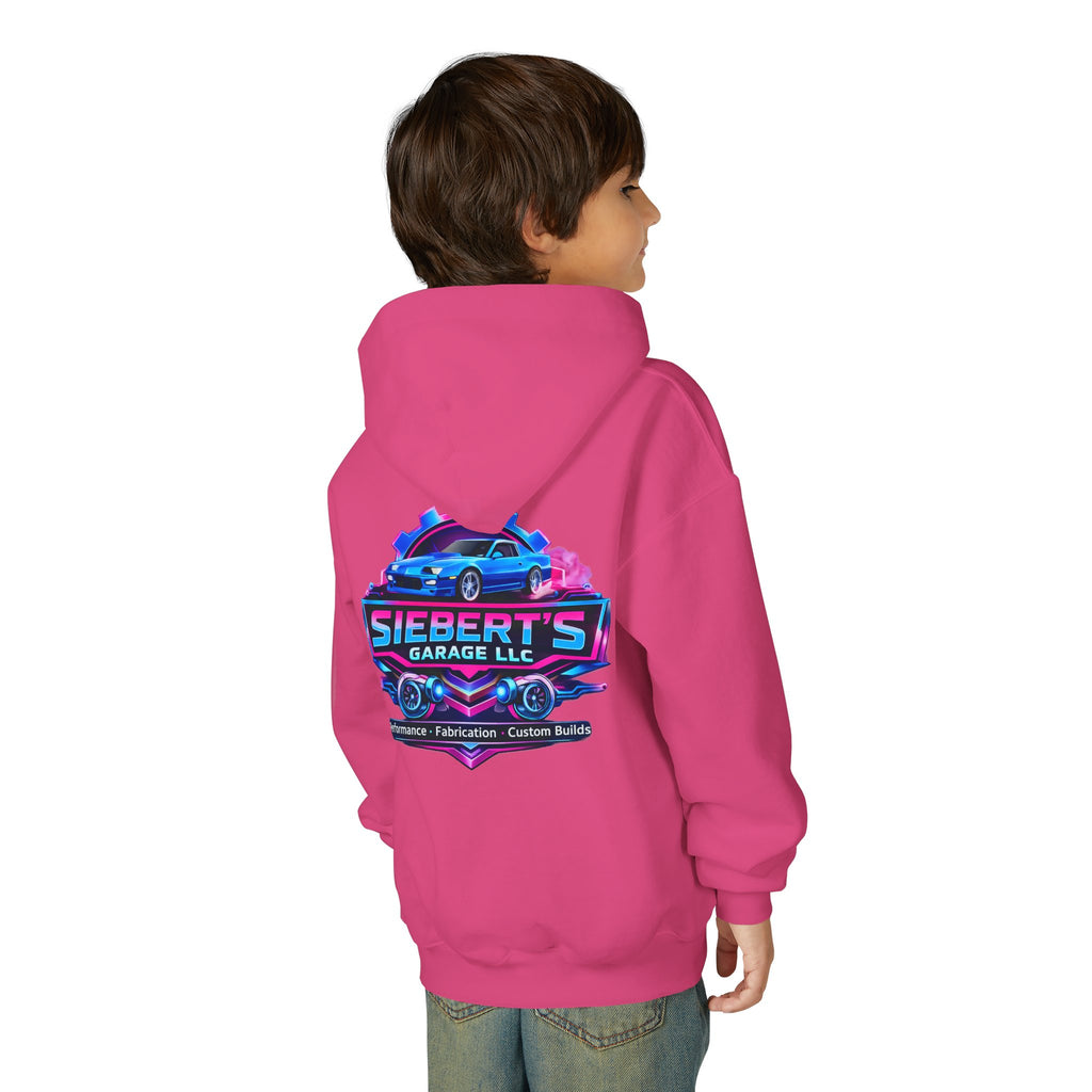 Youth Hoodie — Siebert's Garage Performance Car Logo Pullover