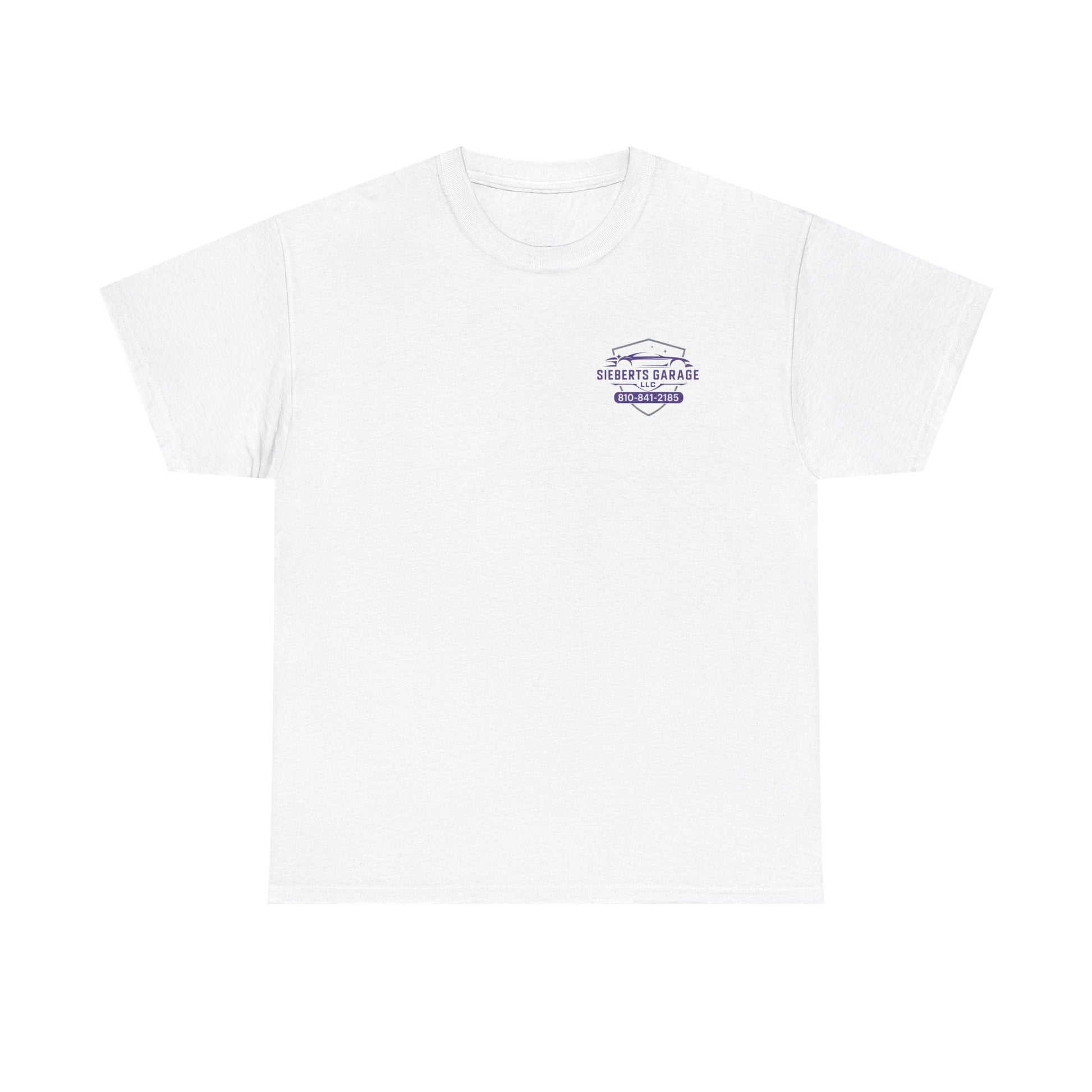 Custom Garage Tee, Unisex Cotton T-Shirt for Car Lovers, Unique Gift for Mechanics, Personalized Workwear, Garage Decor