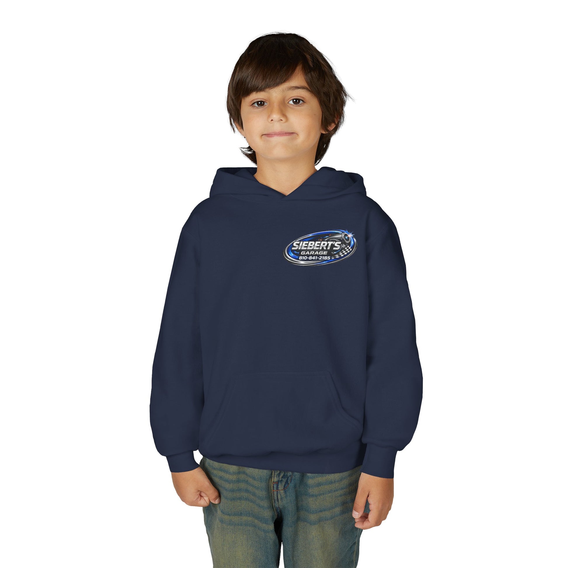 Youth Hoodie — Siebert's Garage Performance Car Logo Pullover