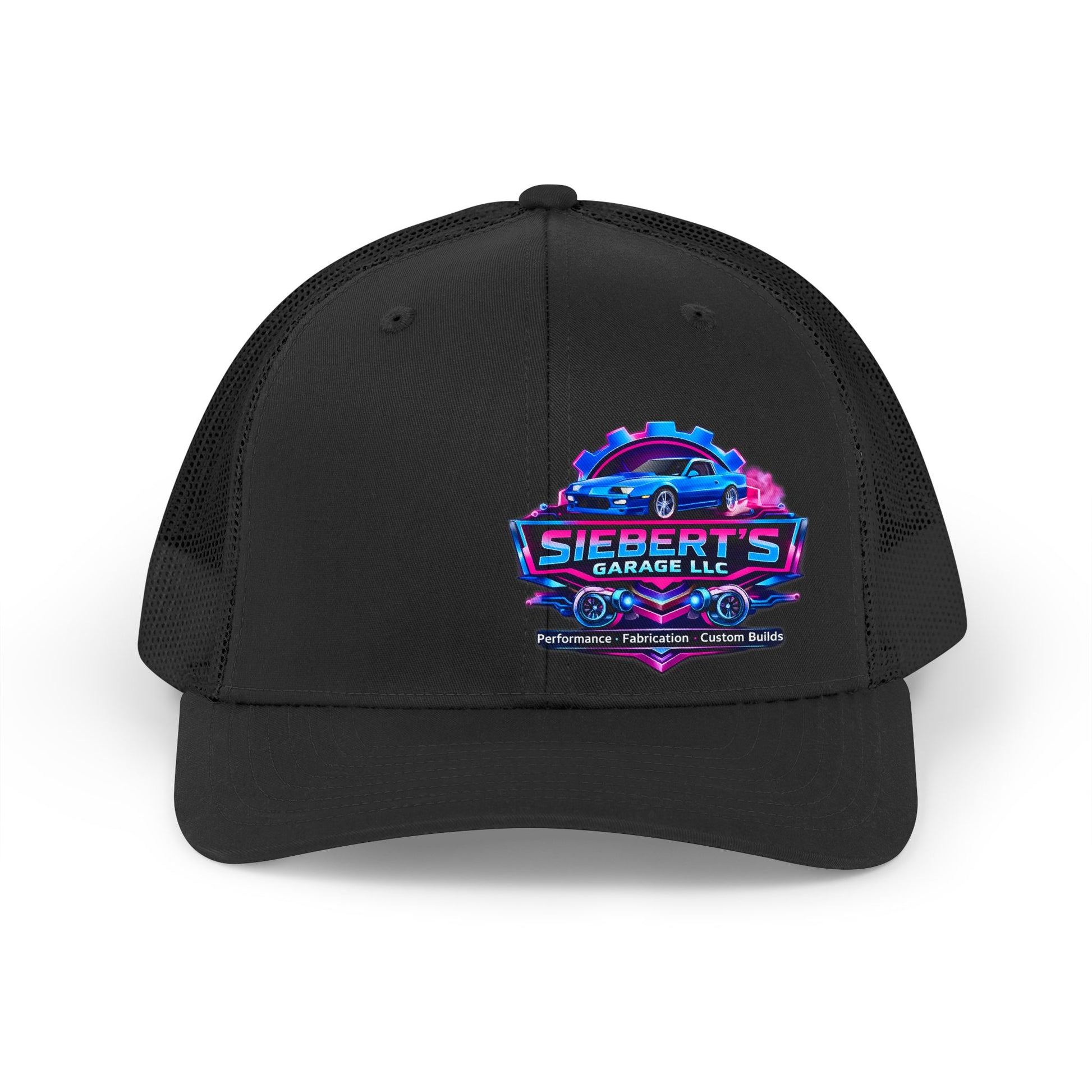 Retro Trucker Hat — Siebert's Garage Neon Classic Cap