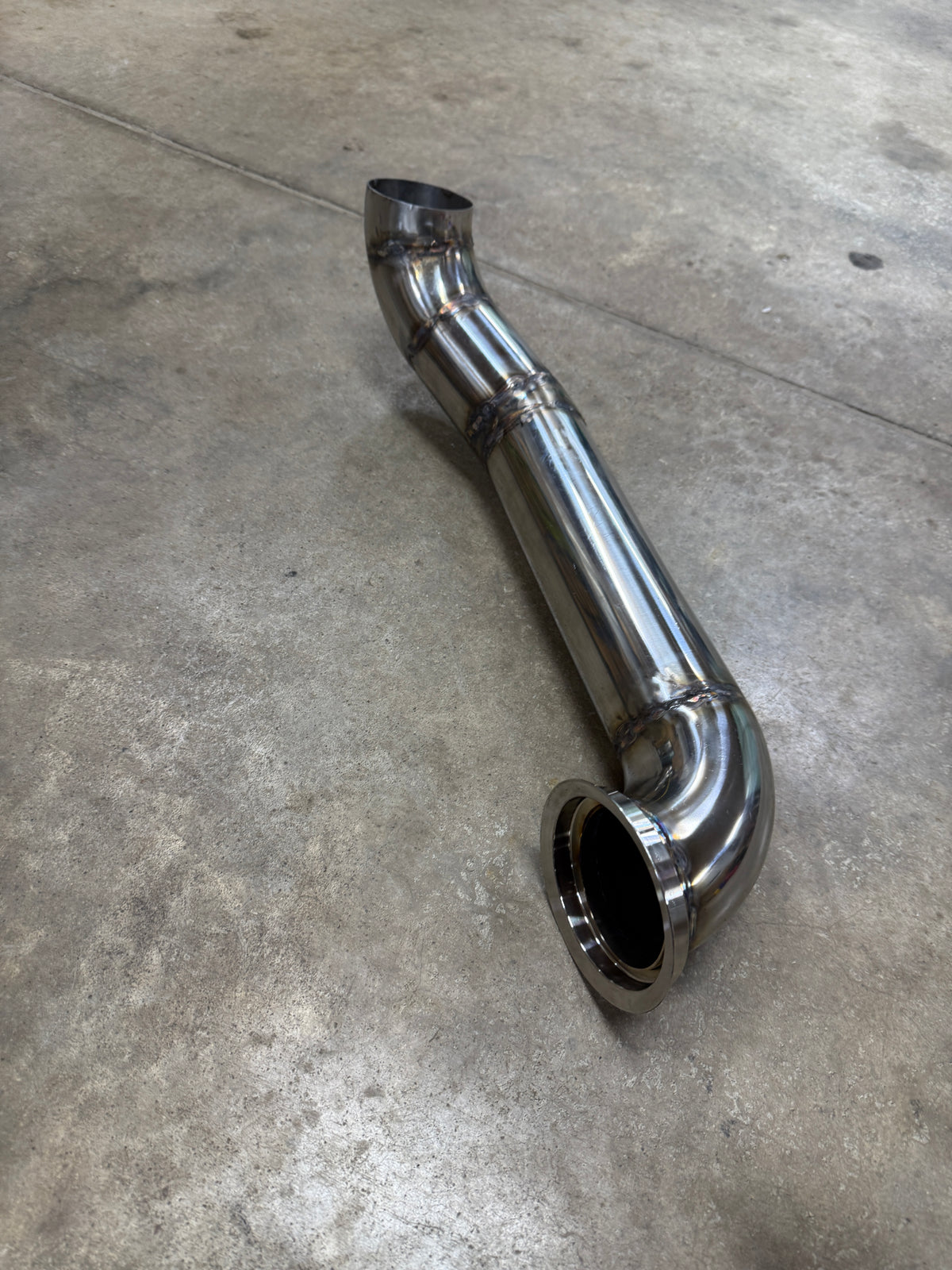1999-2003 Ford F-250/F-350 7.3 Powerstroke Hood Exit Exhaust Pipe | Stainless Hood Stack