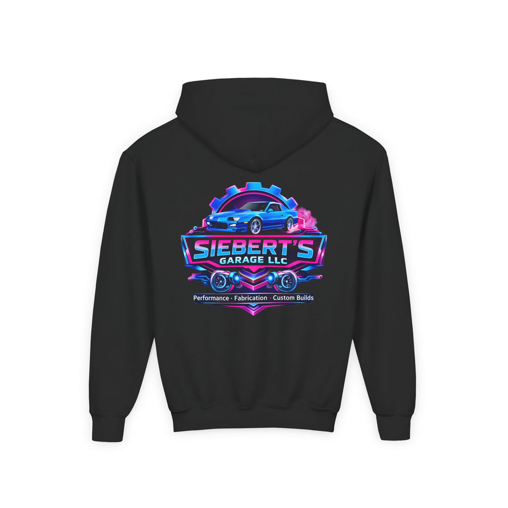 Youth Hoodie — Siebert's Garage Performance Car Logo Pullover