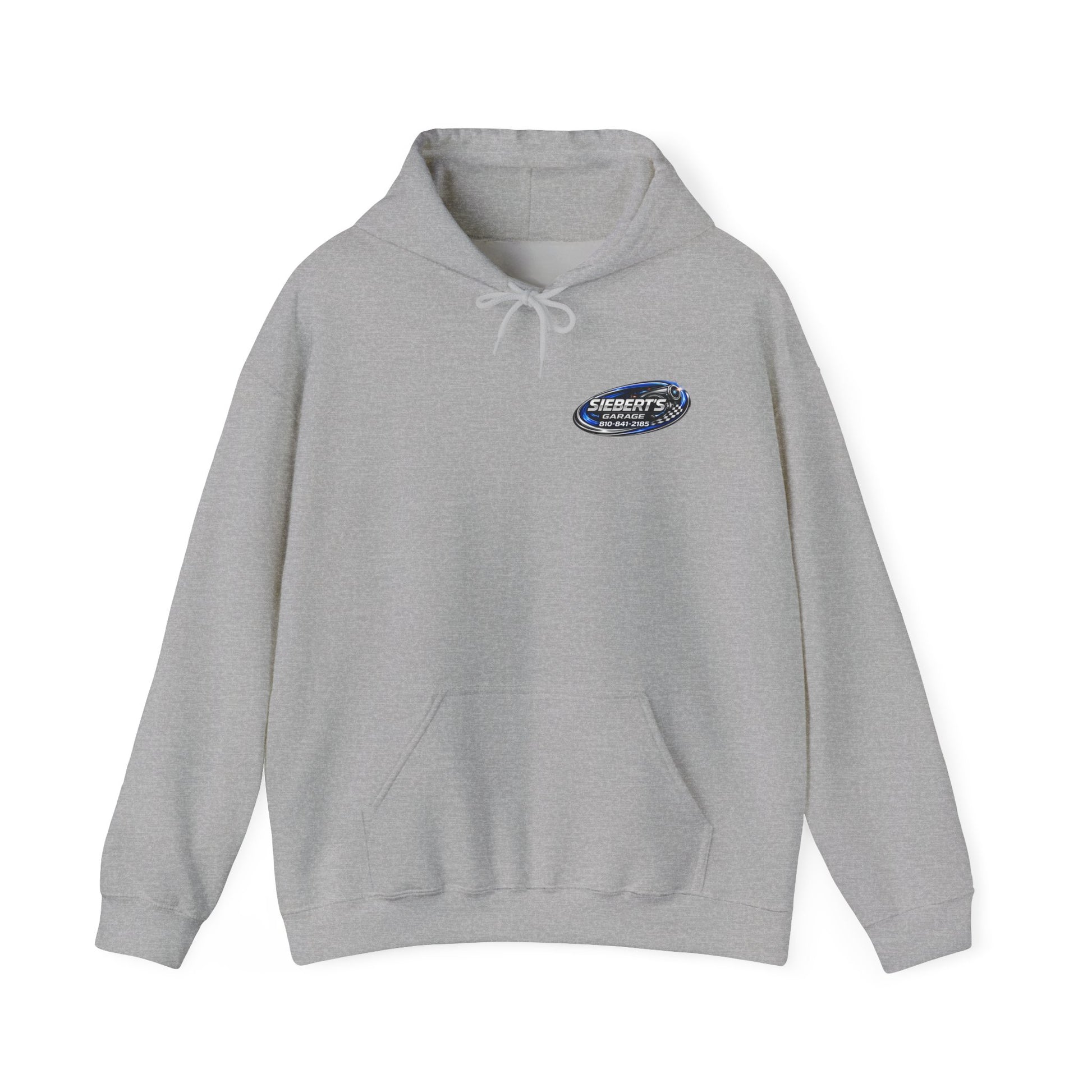 Siebert’s Garage Hoodie | Retro Automotive Shop Pullover