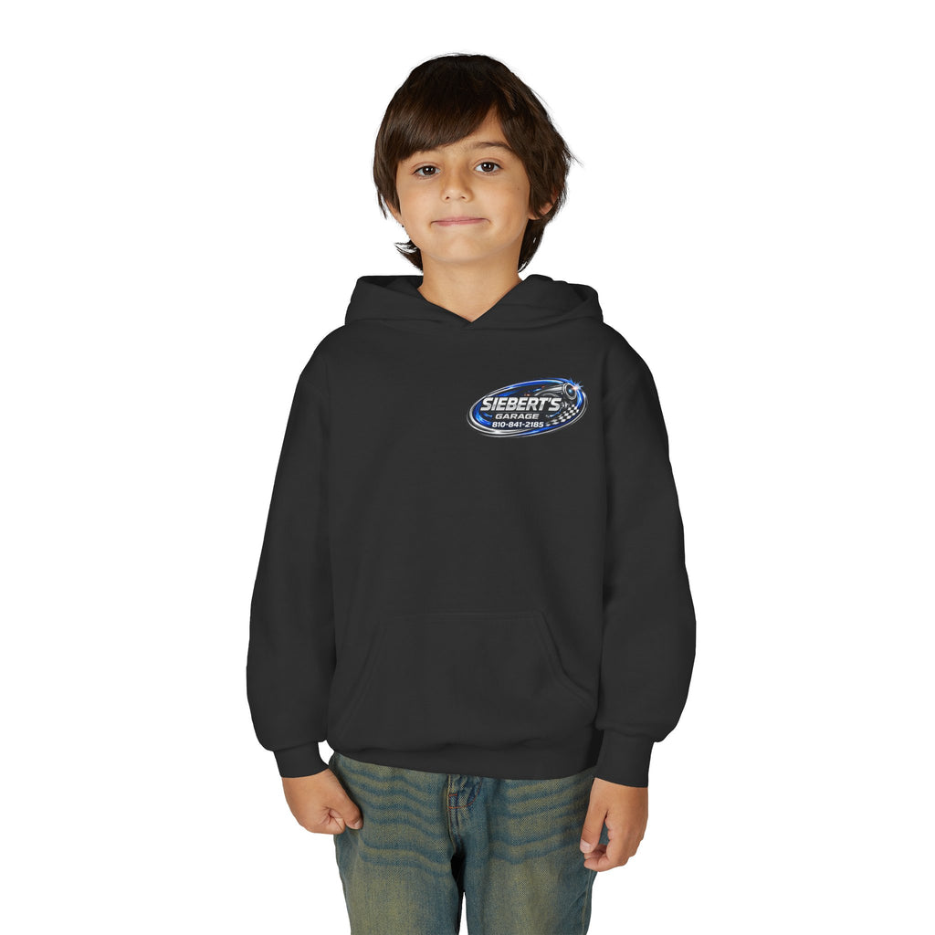 Youth Hoodie — Siebert's Garage Performance Car Logo Pullover