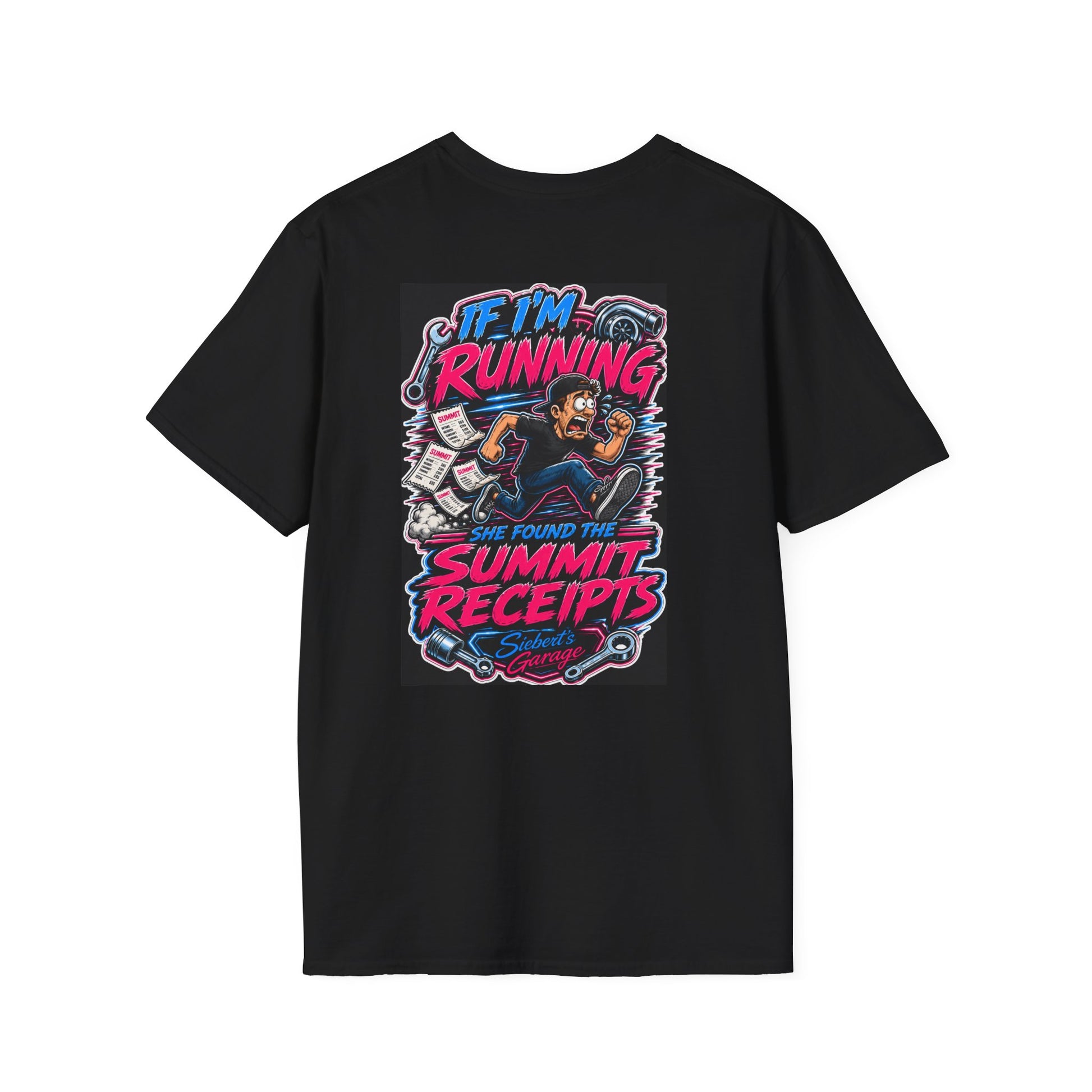 If I’m running T-Shirt — Retro Neon 'Siebert's' Logo Tee