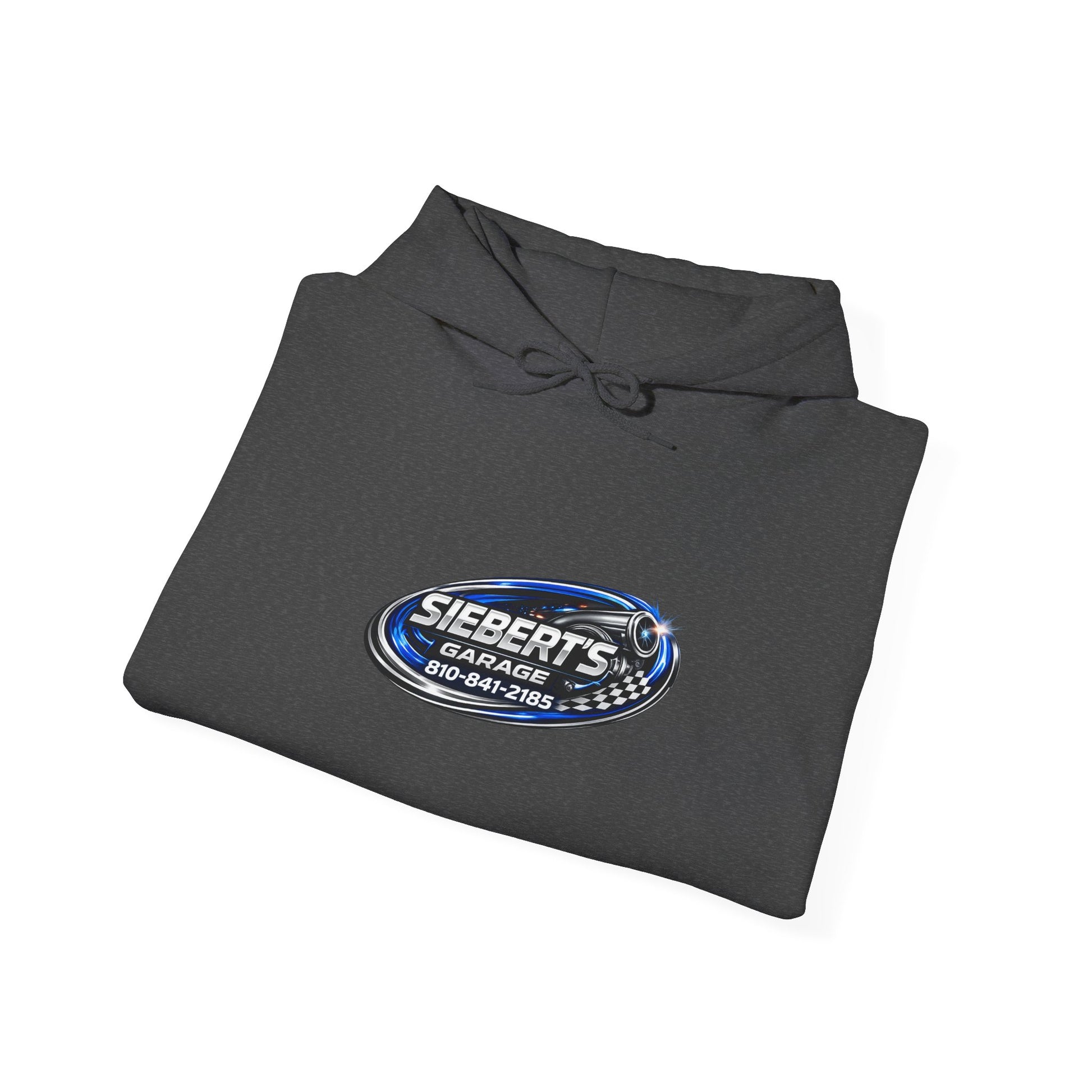 Garage Logo Hoodie — Siebert’s Garage LLC Automotive Crewneck