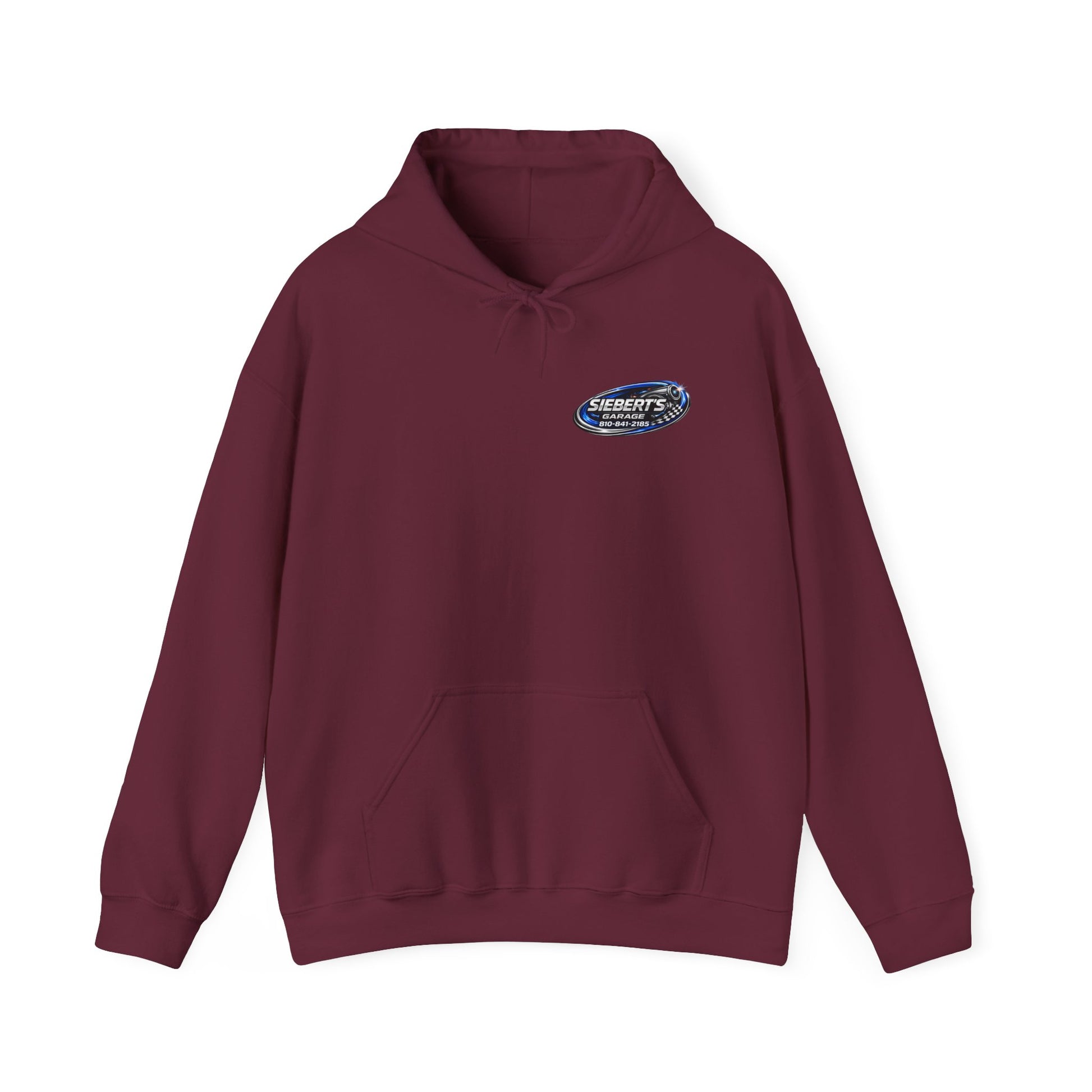Siebert’s Garage Hoodie | Retro Automotive Shop Pullover
