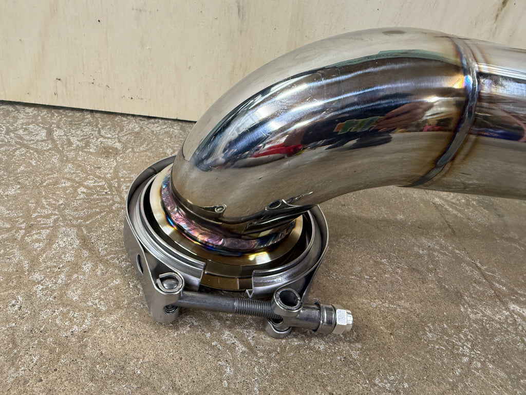 2003-2007 Ford F-250/F-350 6.0 Powerstroke Hood Stack Exhaust Pipe | TIG-Welded Stainless